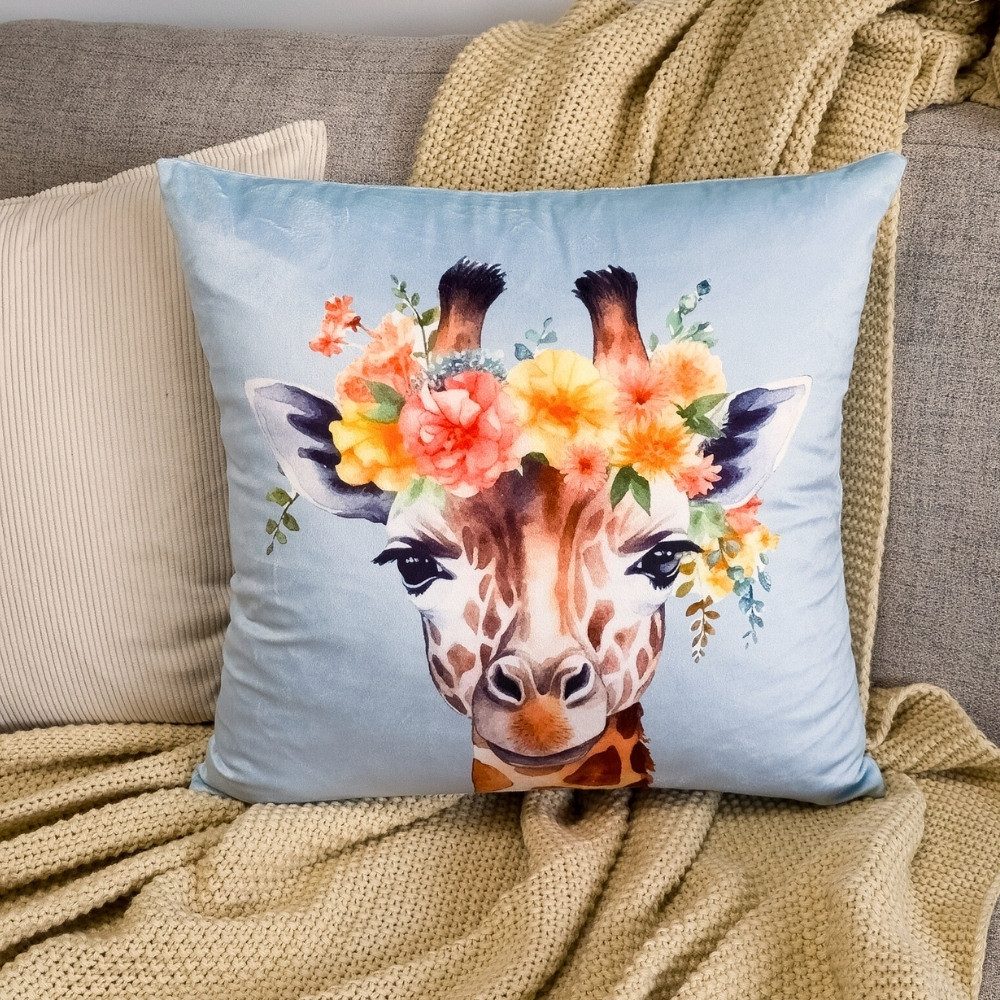 REALLaxx Dekokissen Sprüche & Tiere Motivkissen, 45x45 / 30x50cm lustig bedruckter Kissenbezug inkl. Füllung, waschbar