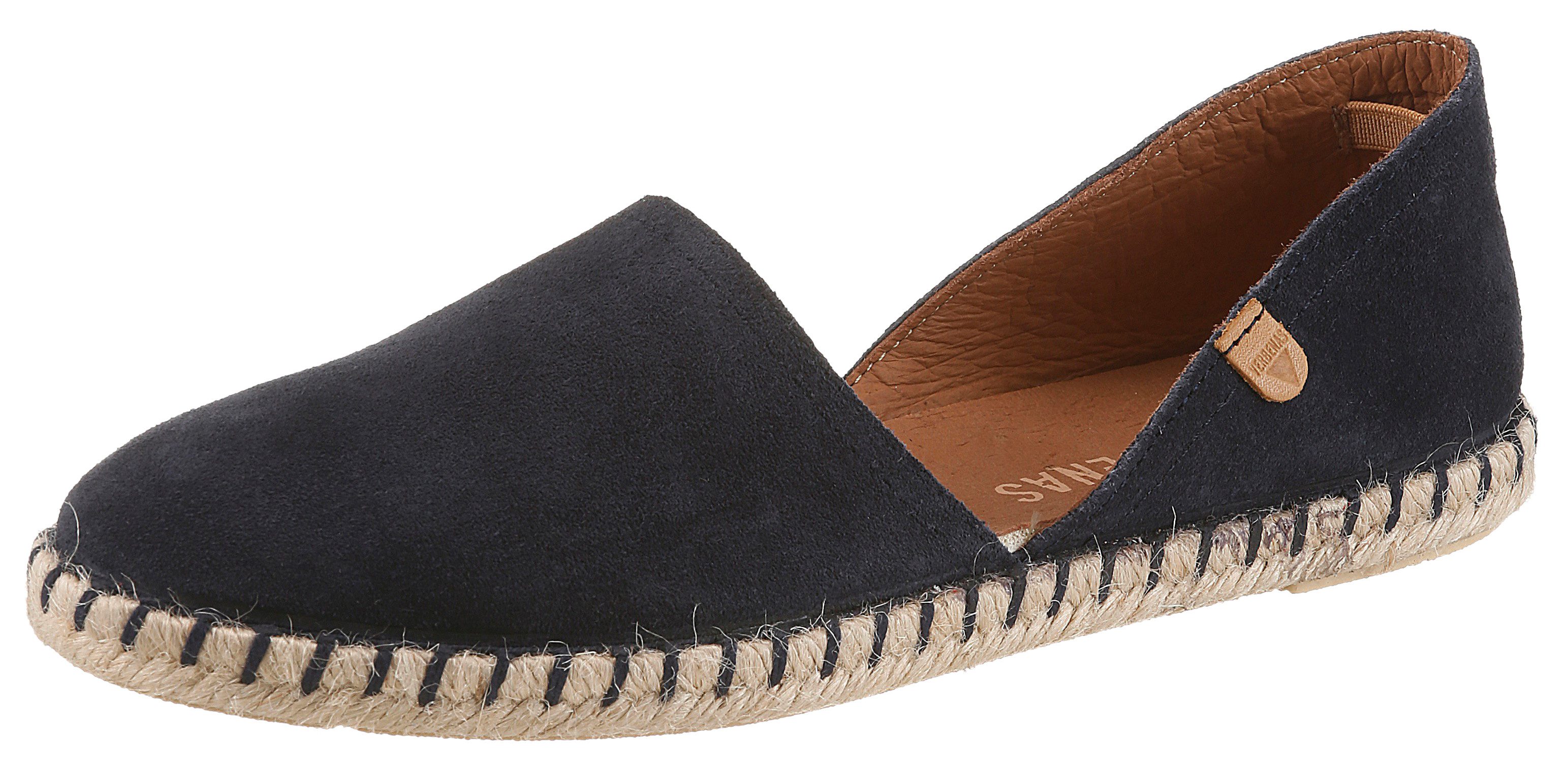VERBENAS Espadrille Strandschuh, Sommerschuh, Loafer aus Veloursleder