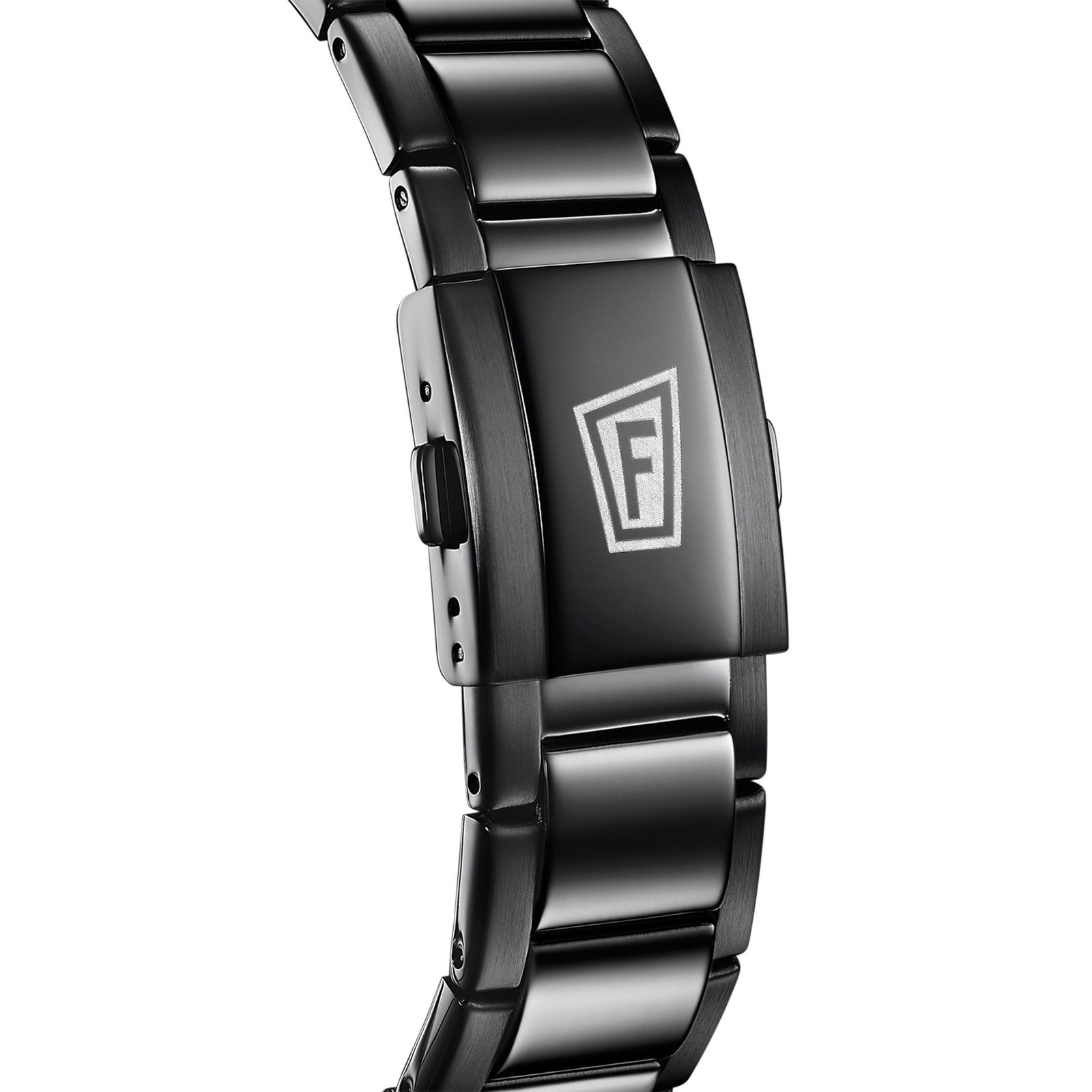 Festina Quarzuhr Festina Herrenuhr Edelstahl schwarz, (Analoguhr), Herren Armbanduhr rund, Edelstahlarmband schwarz, Sport