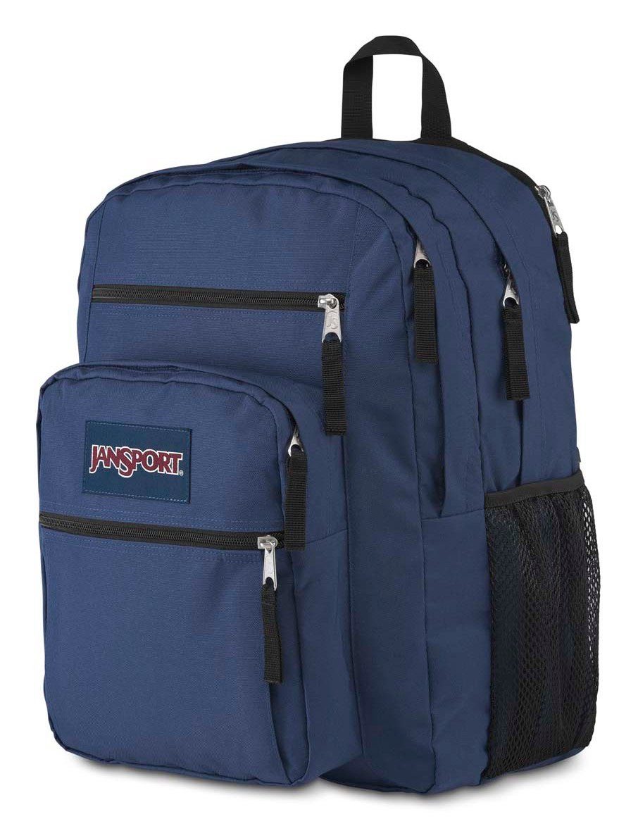 Jansport Freizeitrucksack Big Fächern mit zahlreichen Student, navy