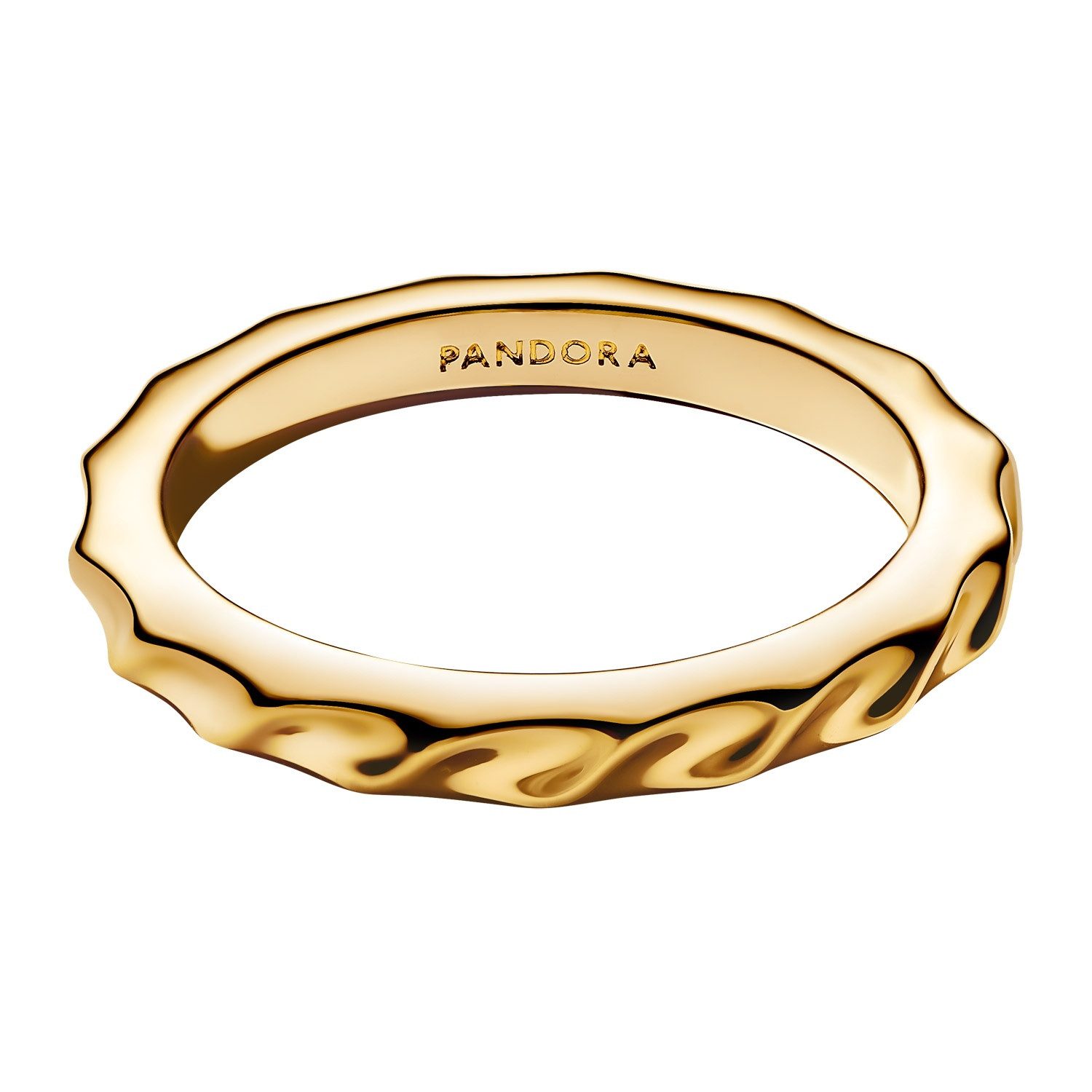 Pandora Fingerring Wellig Goldfarben günstig online kaufen