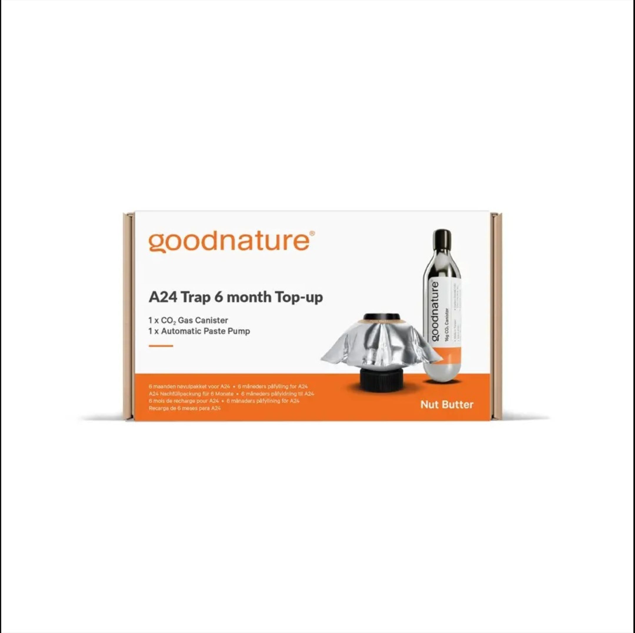 goodnature® Vergrämungsmittel Goodnature 6 Monate Nachfüllpackung für A24-Nussbutter, 2-St.