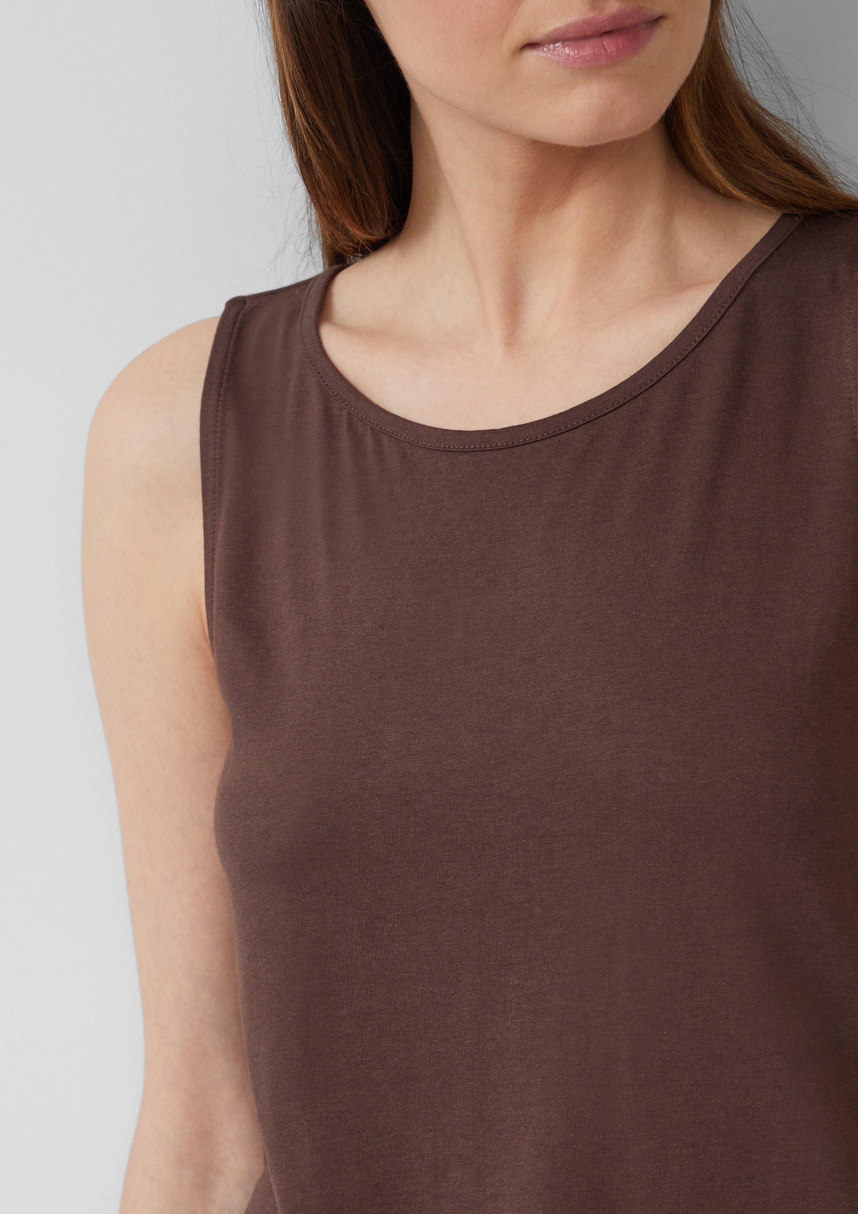 s.Oliver Shirttop Top mit dekorativem Cut-out günstig online kaufen