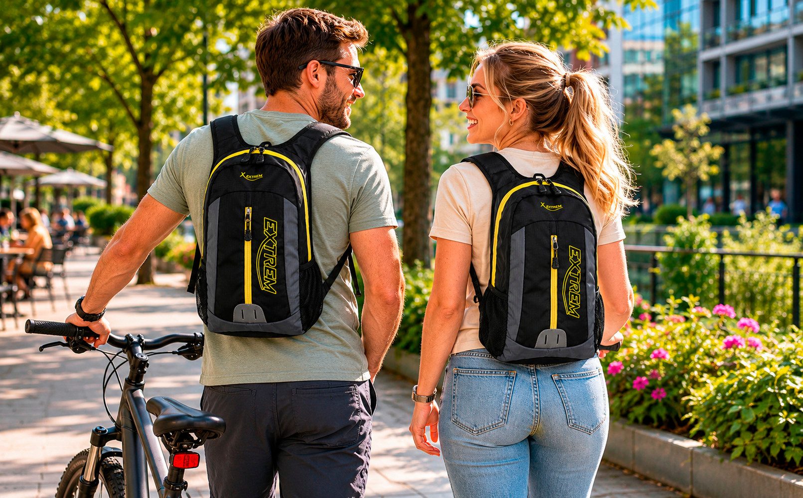 BAG STREET INTERNATIONAL Fahrradrucksack Ultraleichter Daypack mit Brustgurt Trekkingrucksack Freizeit Alltag