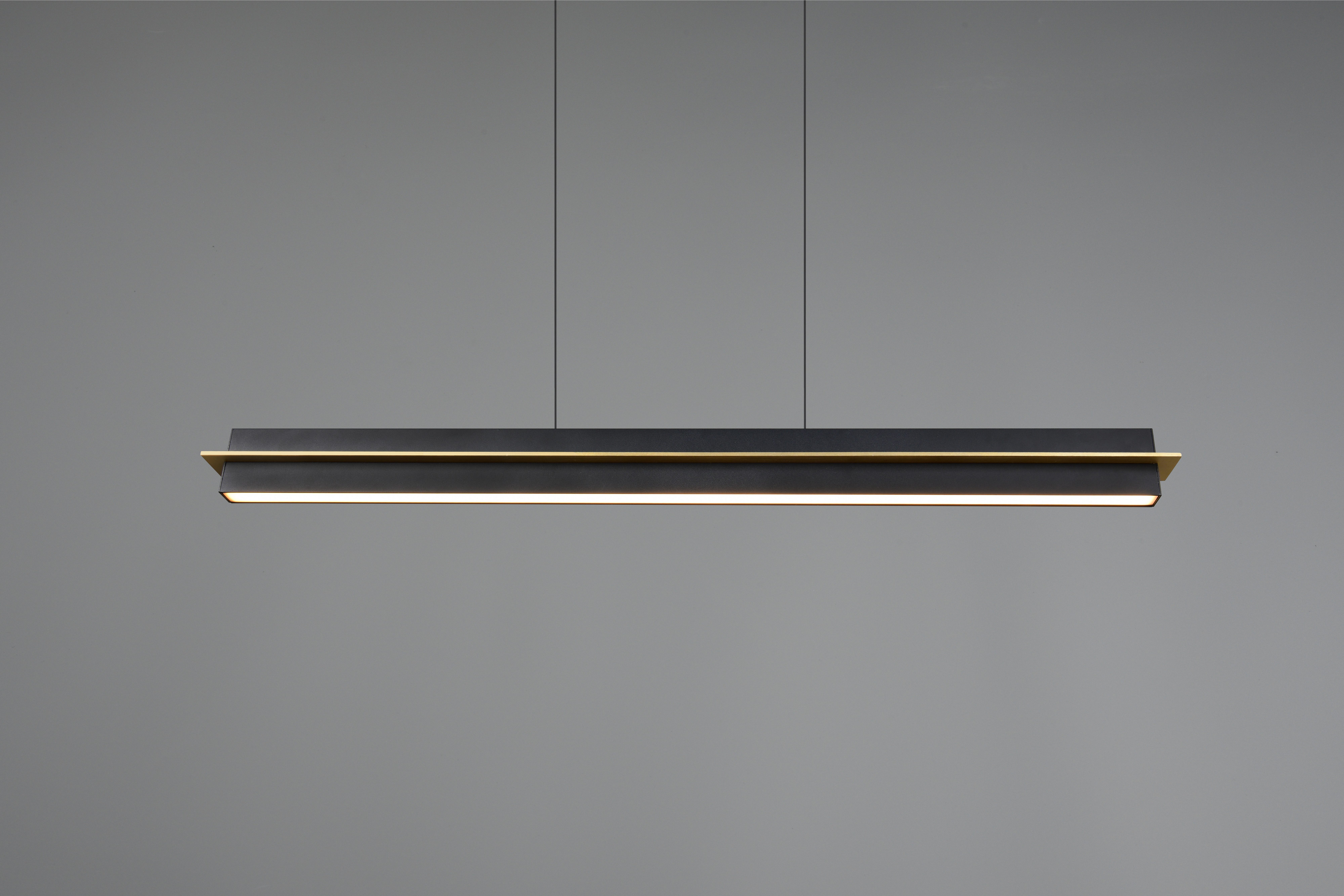 TRIO Leuchten LED Pendelleuchte EMERSON, LED Hängeleuchte höhenverstellbar, 4-Stufen Touch Dimmer, Dimmfunktion, mehrere Helligkeitsstufen, LED fest integriert, Farbwechsler, warmweiß - kaltweiß, Lichtfarbe einstellbar 2700-5000K warm- bis kaltweiß, Höhe max 150 cm