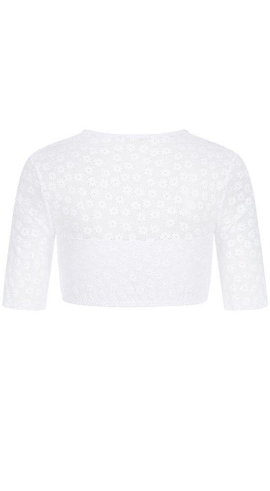 Nübler Dirndlbluse Dirndlbluse kurzarm Moni in Weiß von Nübler günstig online kaufen