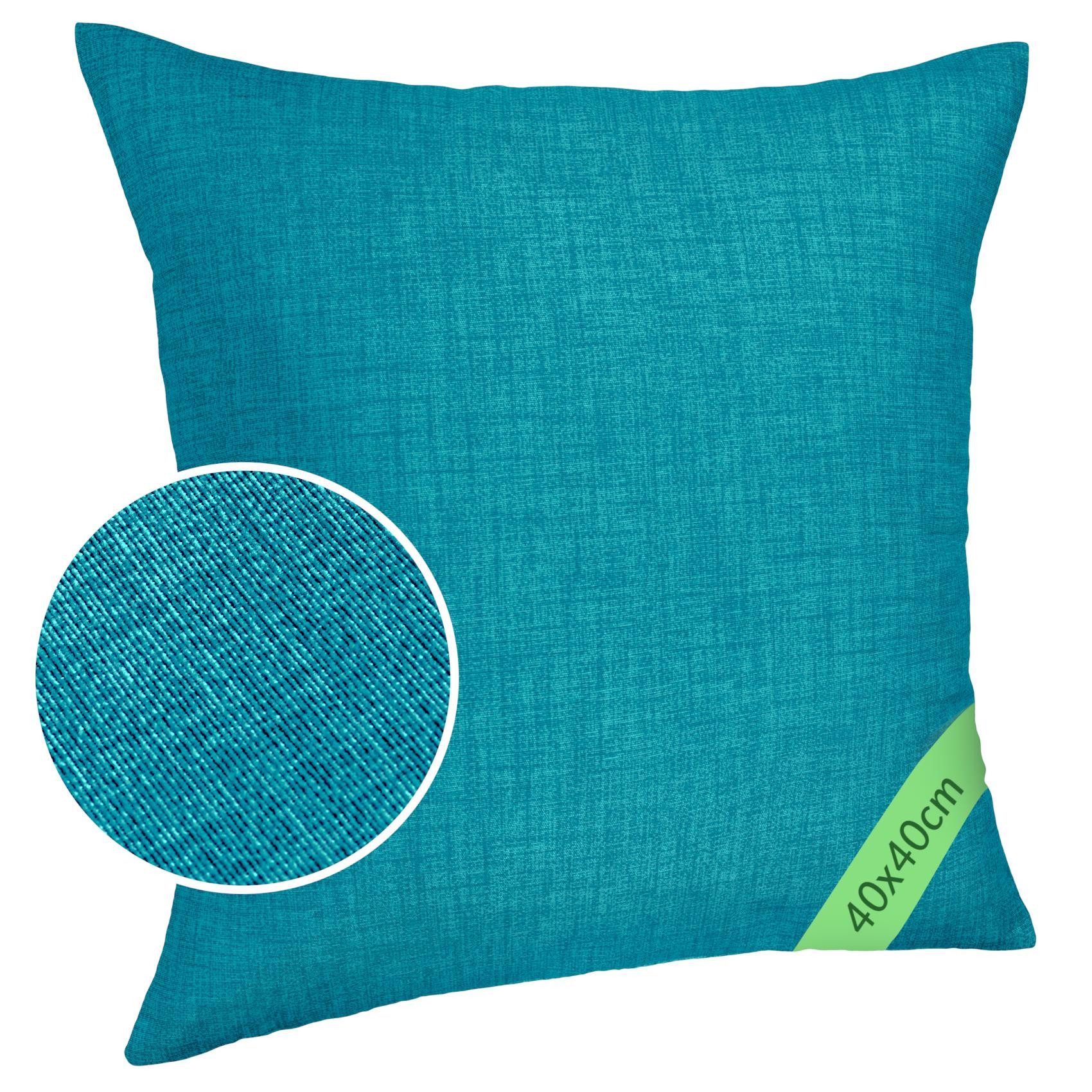 ANRO Dekokissen MrJack Kissenbezug Leinenoptik Deko Kissen Uni, Kissenbezug günstig online kaufen