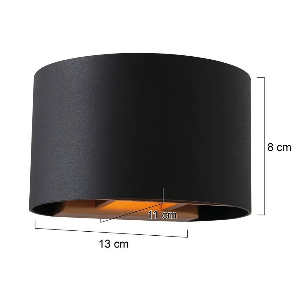 Steinhauer LIGHTING Wandleuchte, Leuchtmittel inklusive, Warmweiß, Wandleuchte Lampe Flurleuchte LED indirekte Beleuchtung dimmbar