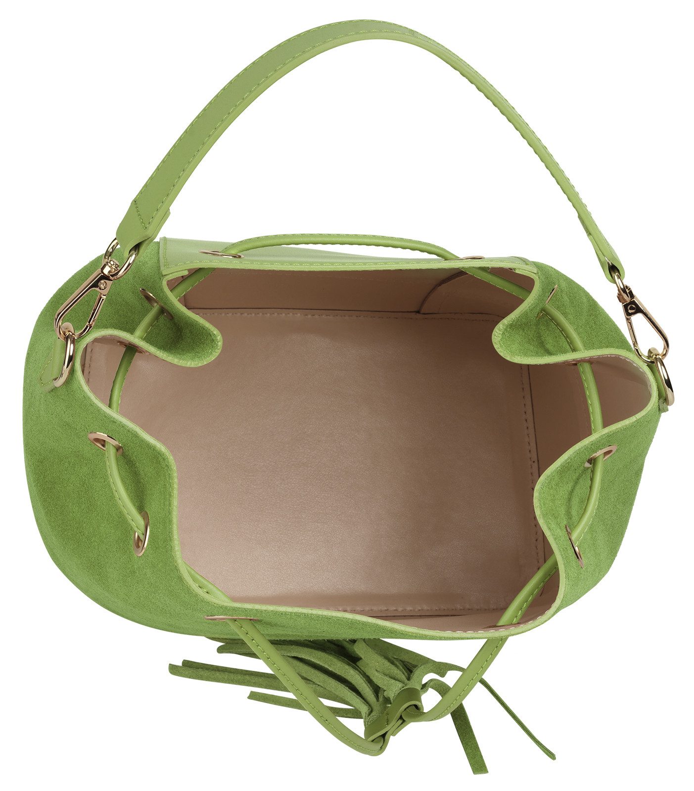 Samantha Look Umhängetasche (1-tlg), echt Leder, Made in Italy