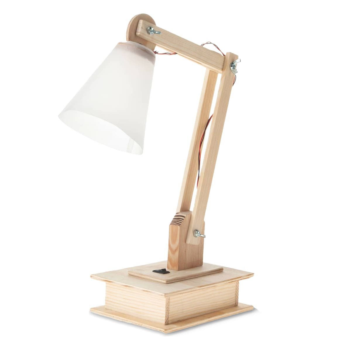 matches21 HOME & HOBBY Holzbausatz „Tischlampe“ günstig online kaufen