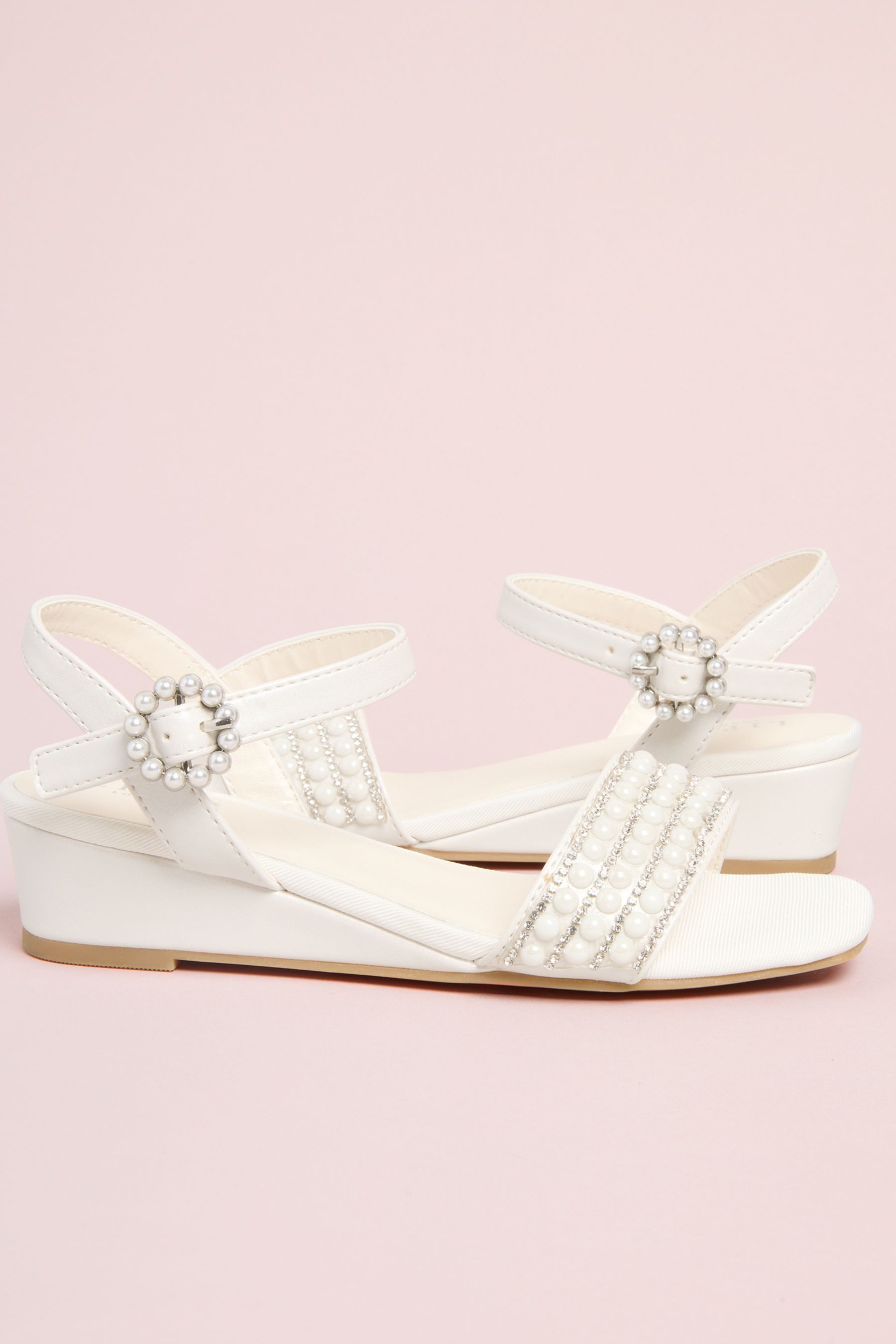 LIPSY Lipsy Schimmernde, festliche Sandaletten Keilsandalette (1-tlg)