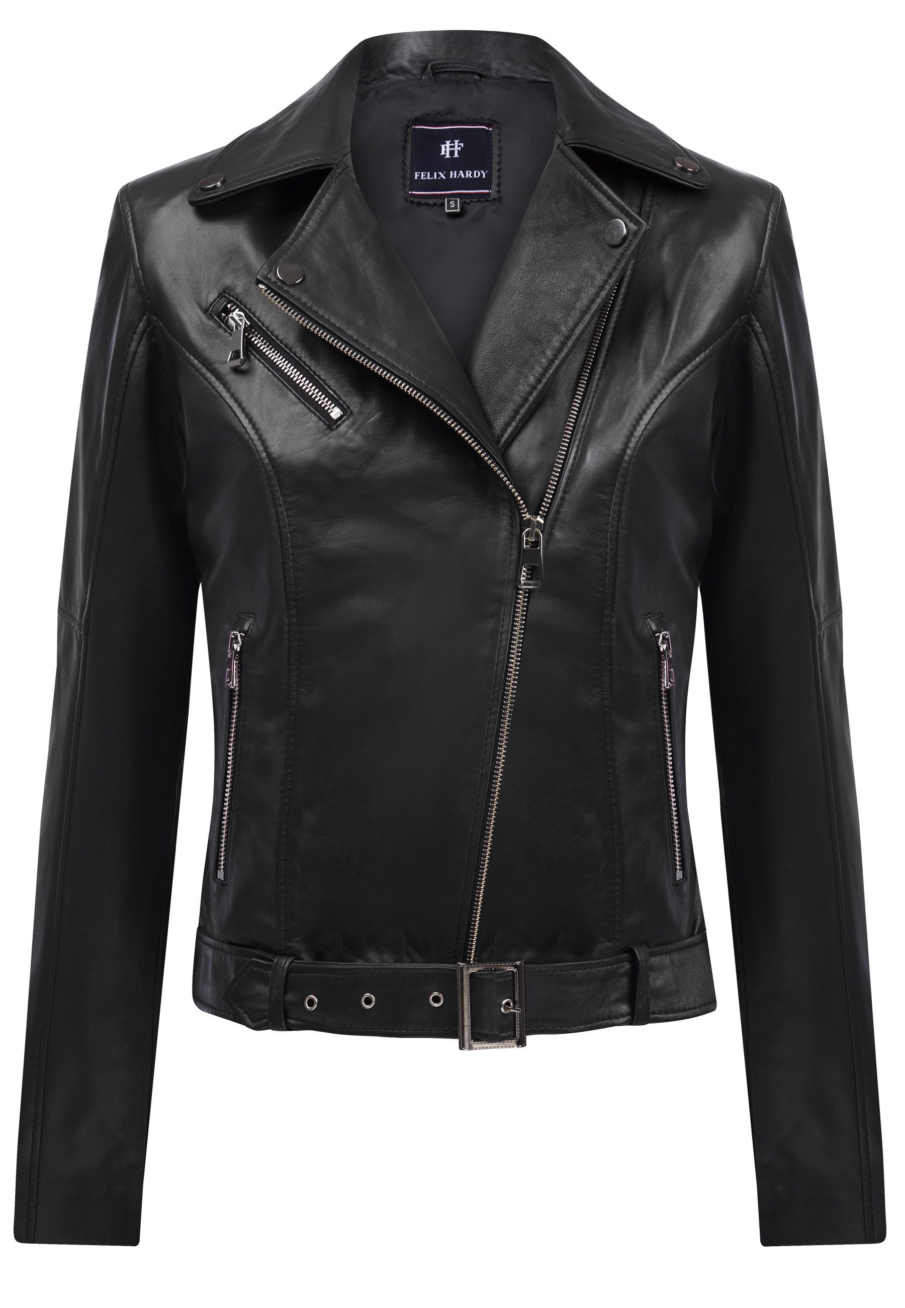 Felix Hardy Lederjacke Lederjacke mit Reißverschluss