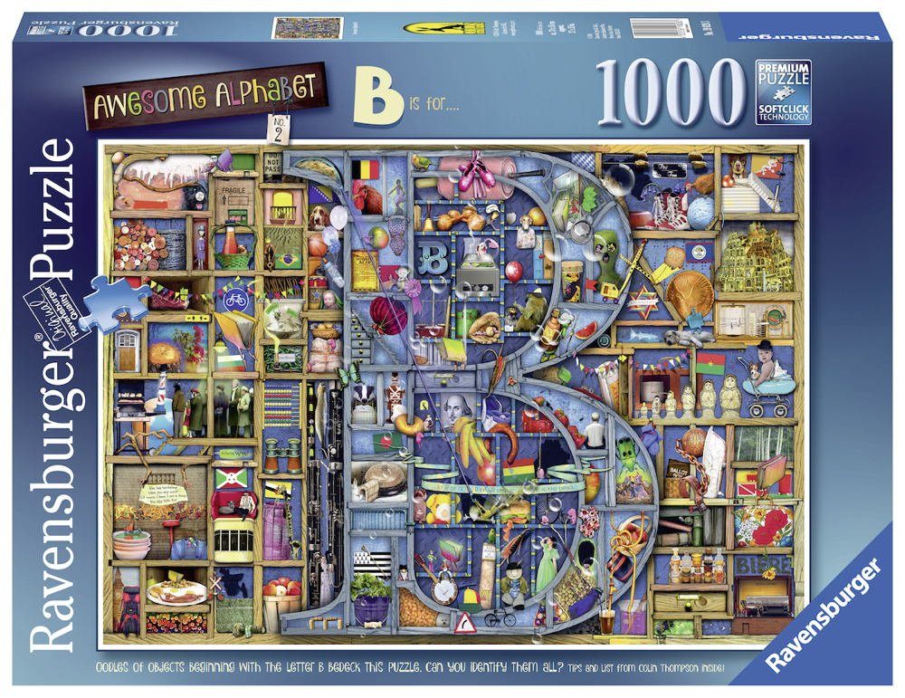 Ravensburger puzzle 1000 teile ravensburger puzzle awesome alphabet b