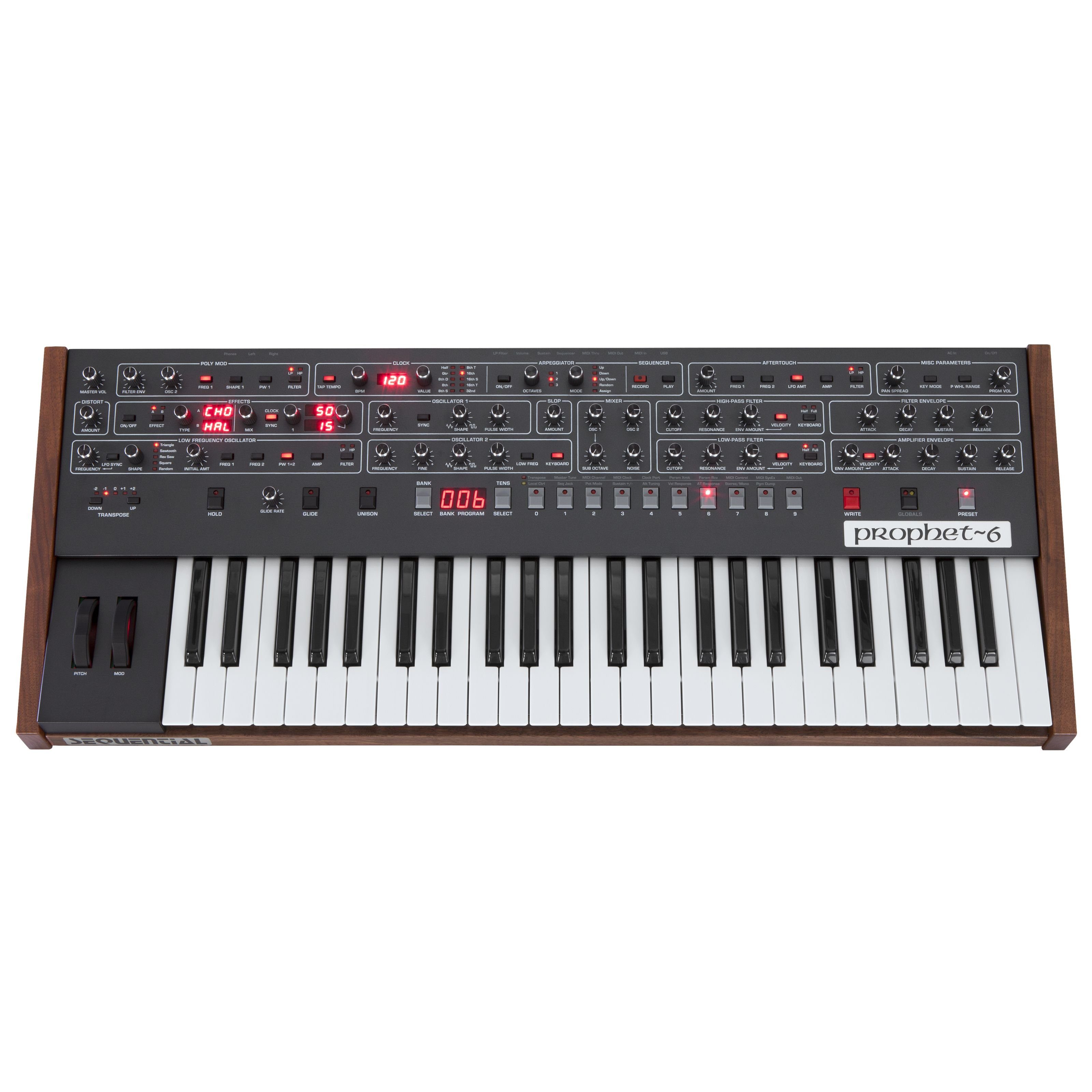 Sequential Synthesizer (Prophet-6, Synthesizer, Analog Synthesizer), Prophet-6 - Synthesizer