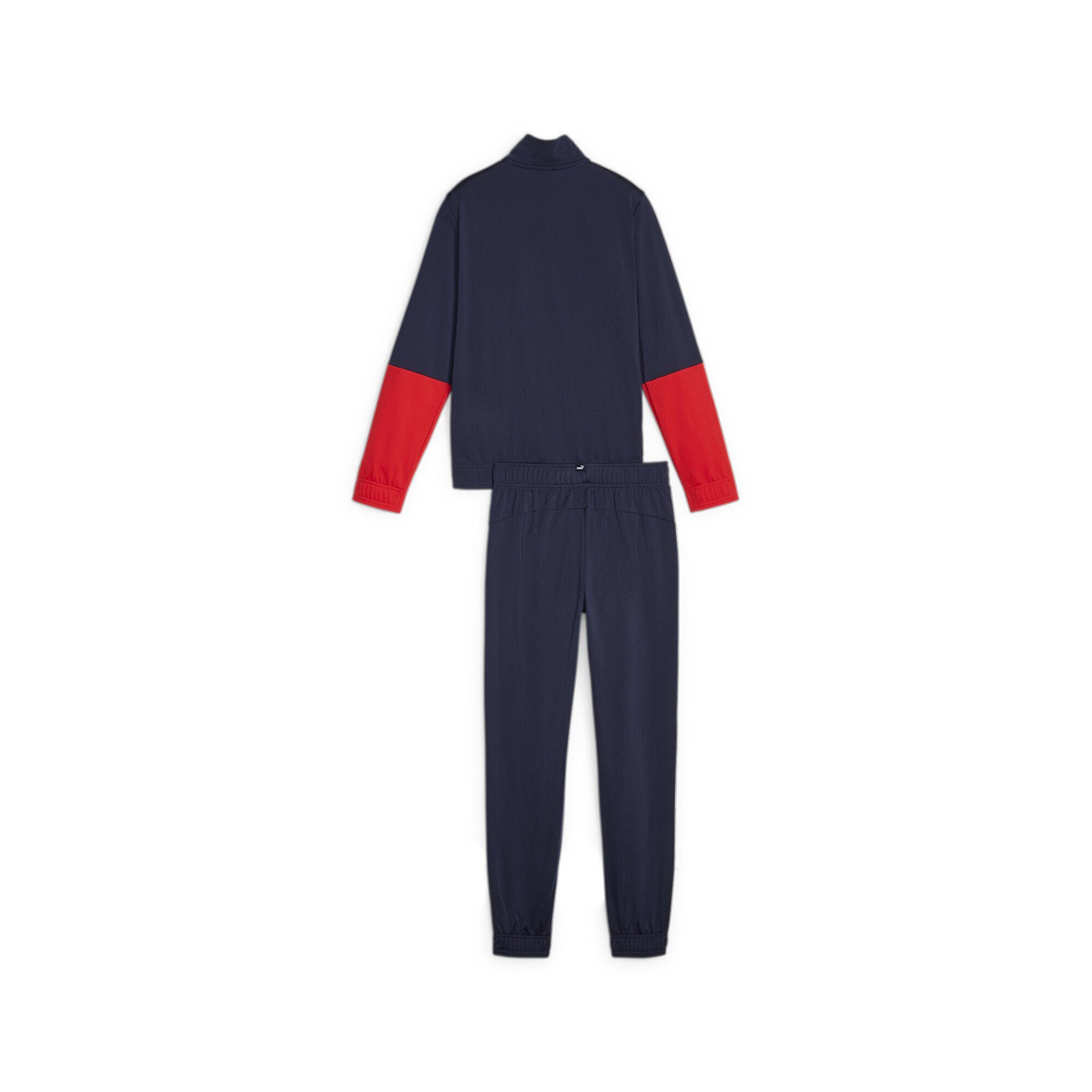 PUMA Colourblock Poly Suit Jungen Blue Navy Jogginganzug
