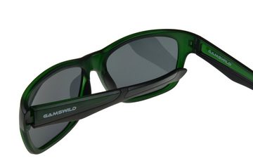 Gamswild Sonnenbrille UV400 GAMSSTYLE Modebrille TR90 Komfortbügel Damen Herren Unisex Modell WM4934 in, grün, schwarz-grün, blau/grau -transparent