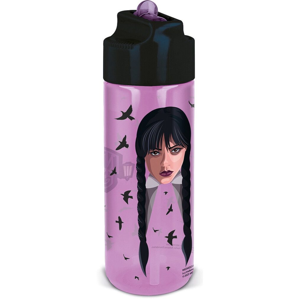 Javoli.com Trinkflasche Wednesday Nevermore Academy Hydro Kunststoffflasche 540 ml