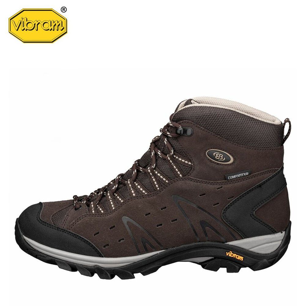 Bottes De Trekking Brütting Mixte Mount Bear - En Daim/nylon, Membrane Imperméable Comfortex, Semelle Vibram - 10