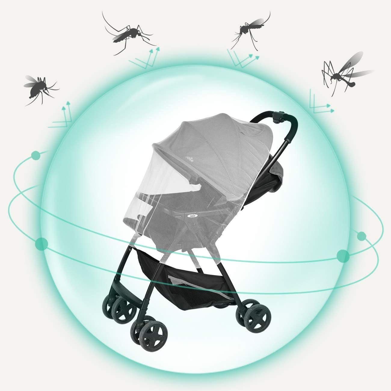 Weiß Universal Insektenschutz, Reisebett Schutz Mückennetz, Moskitonetz für Kinderwagen Sekey Moskito Moskitonetz vor Reisebetten, Babywagen