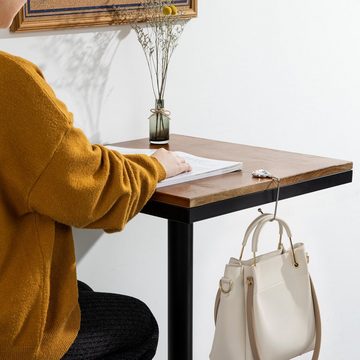 kwmobile Garderobenschrank 2x Tisch Handtaschenhalter Haken (1-St) Antirutsch Taschenhaken Halterung Handtaschen - Taschenaufhänger