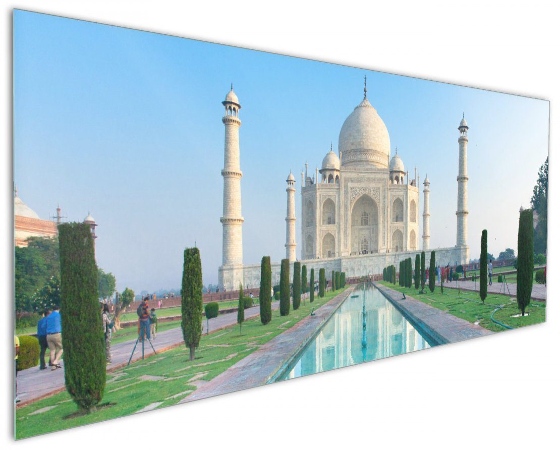 - Mahal (1-tlg) in Indien, Wallario Küchenrückwand Mausoleum Taj
