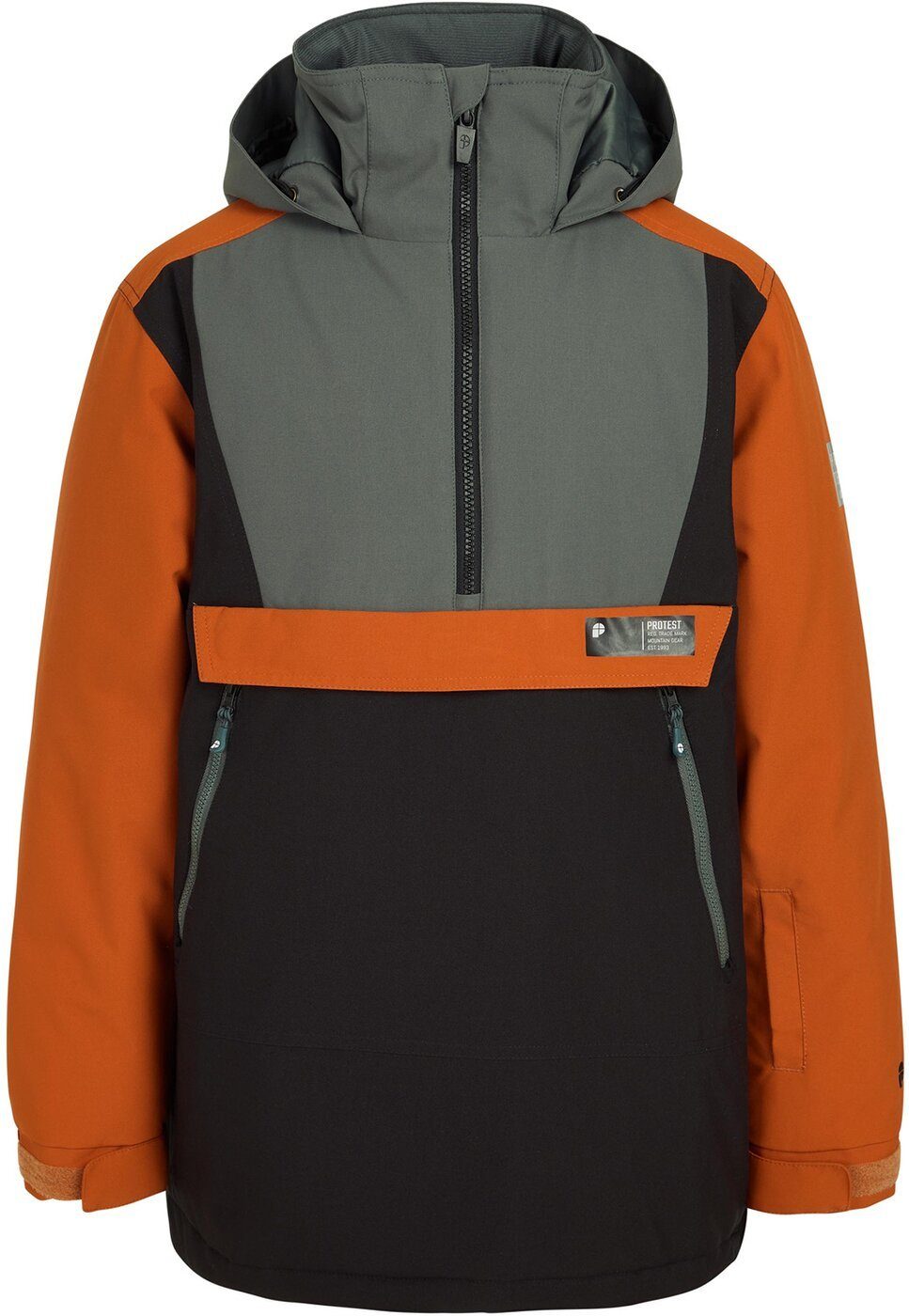 Skijacke PRTISAACT JR anorak Huntergreen