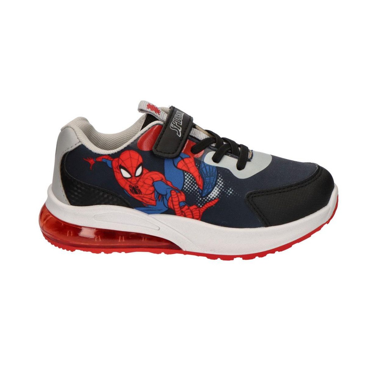 MARVEL Spider-Man Kinder Schuhe mit Lichteffekt für Spielplatz und unterwegs Sneaker