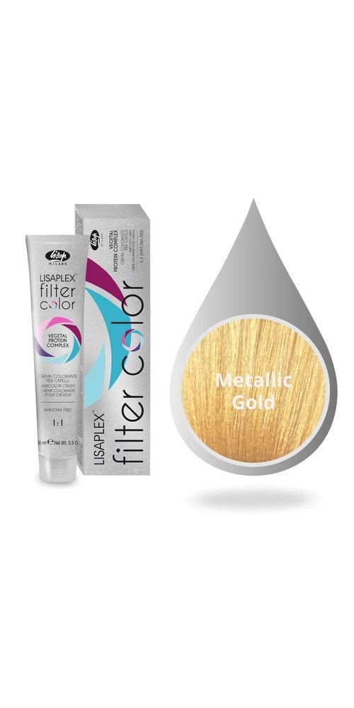 Lisap Sculture Haarfarbe Lisap Lisaplex Filter Color metallic gold 100ml