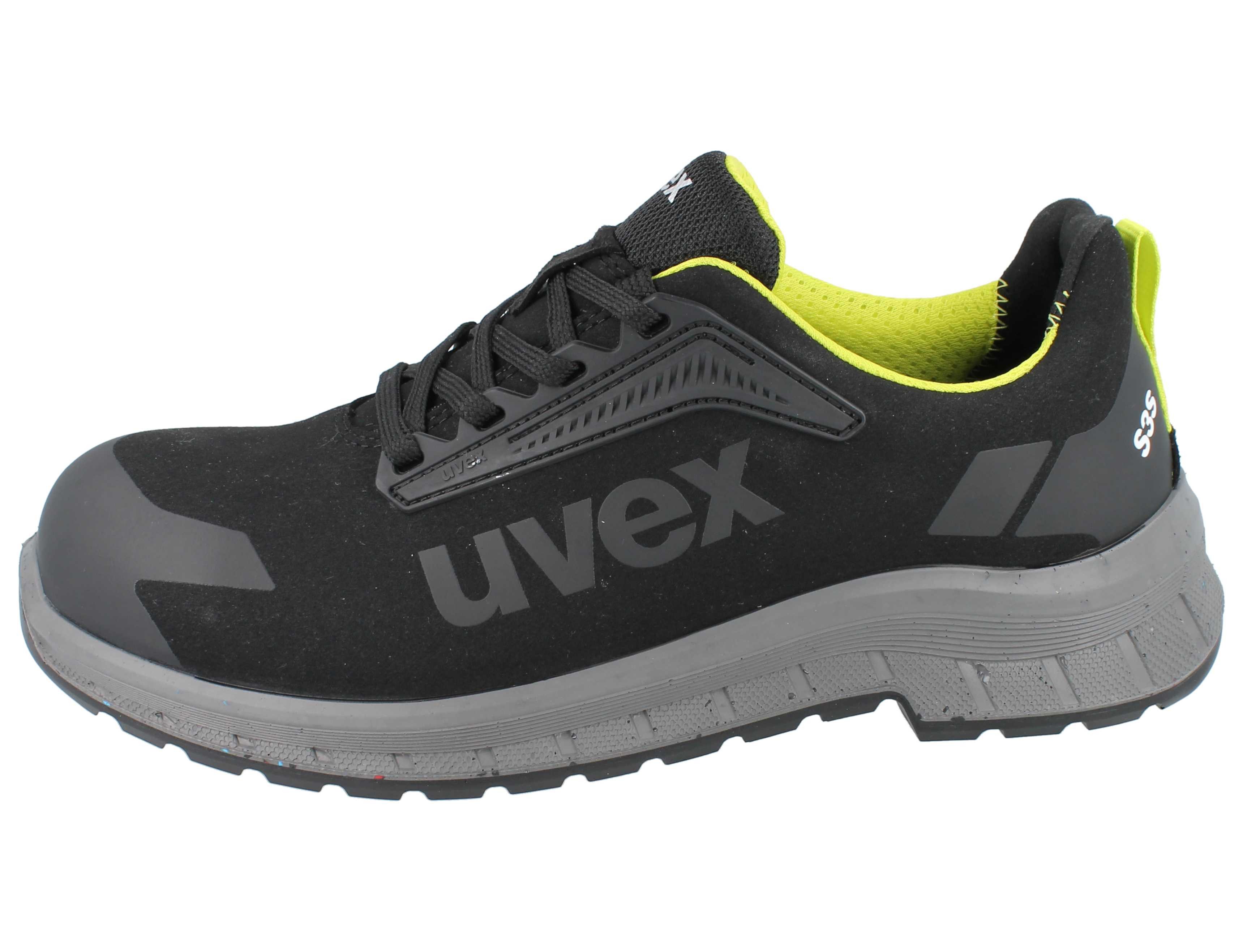 Uvex UVEX 2 trend Herren Sicherheitshalbschuhe S3S schwarz - Größe: 45 Sicherheitsschuh Wechselfußbett