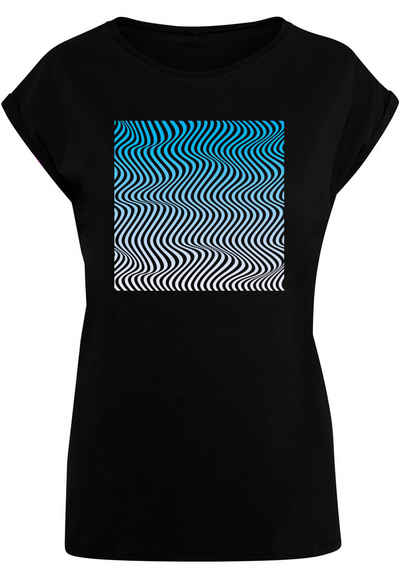 Merchcode T-Shirt Merchcode Damen Ladies Summer - Wavy Pattern T-Shirt (1-tlg)