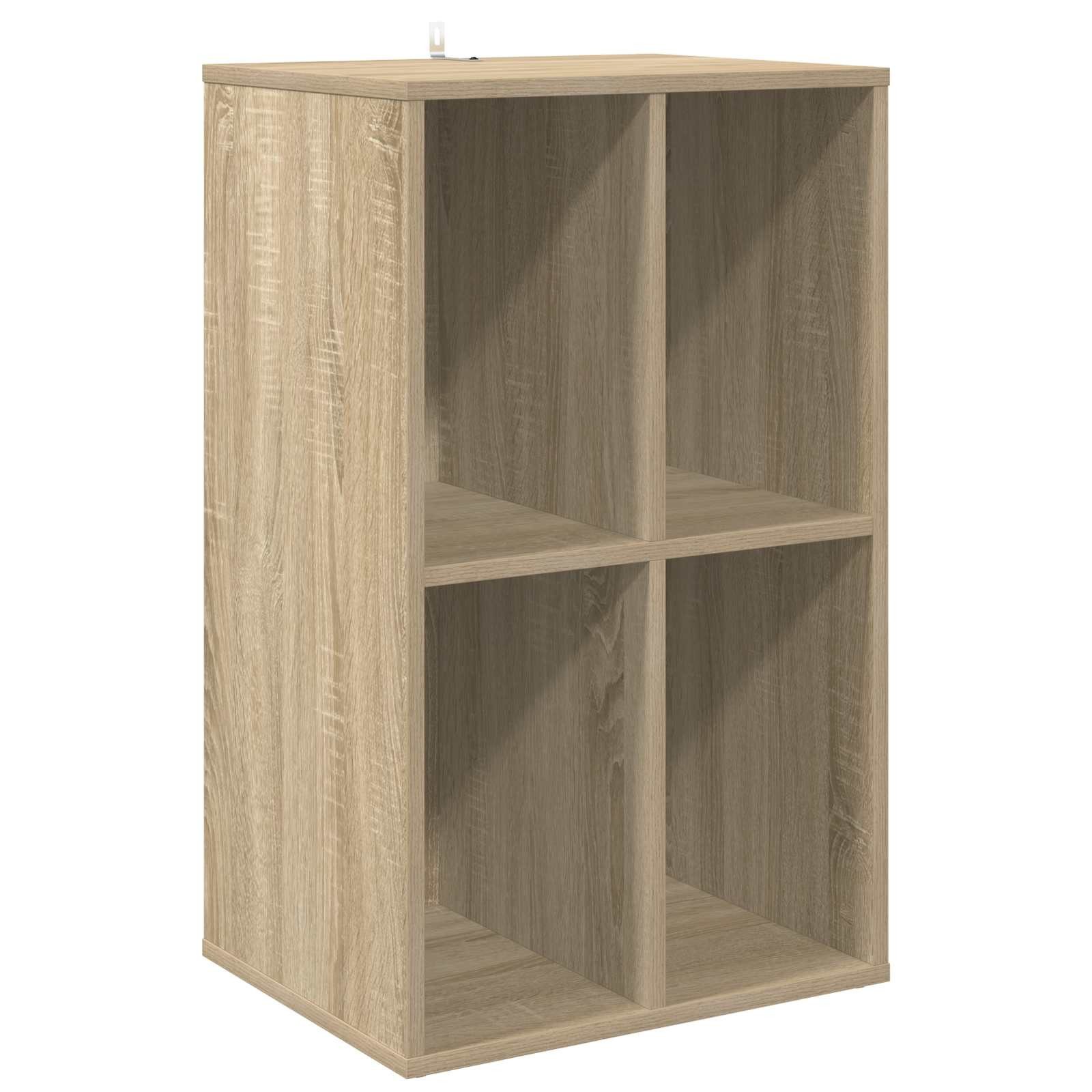 vidaXL Schranksystem Schallplattenschrank Sonoma-Eiche 44,5 x 36,5 x 74,5 cm (1-St)