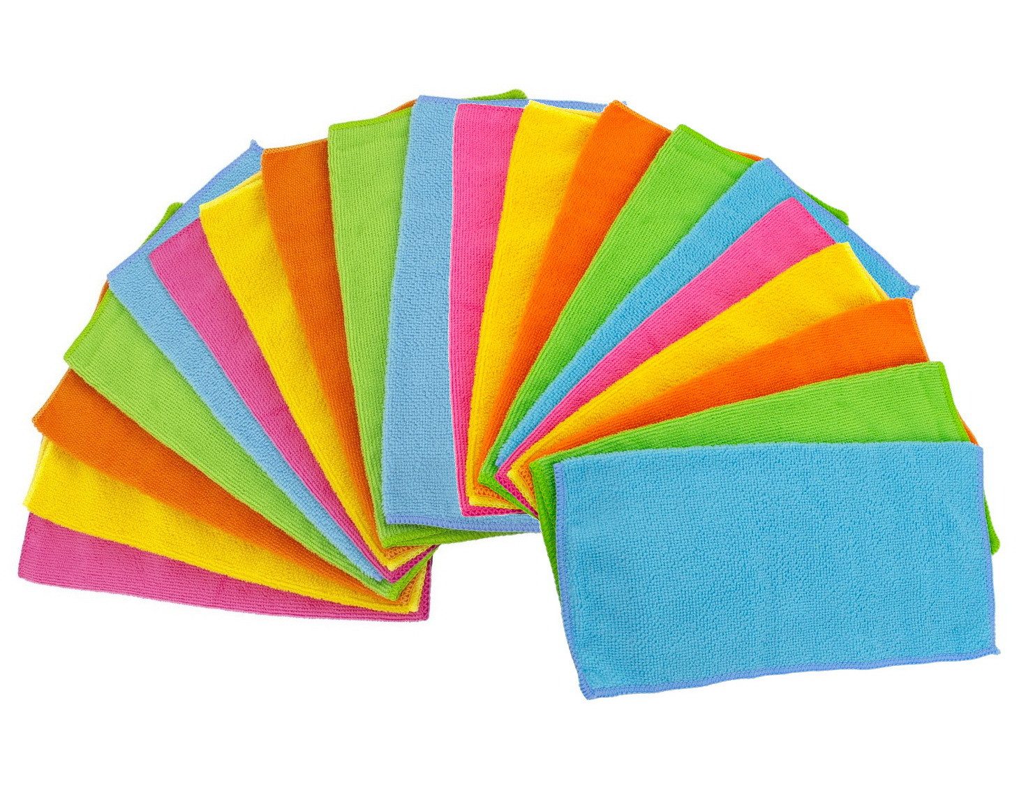 Hoffmanns Microfaser-Tuch Mikrofaser Putzlappen Reinigungstuch Reinigungstücher (Polyester, 30x30 cm, Tücher-Set, 20-tlg., 2 x 10 Allzwecktücher, Allzwecktuch, Staubtuch, Staublappen)