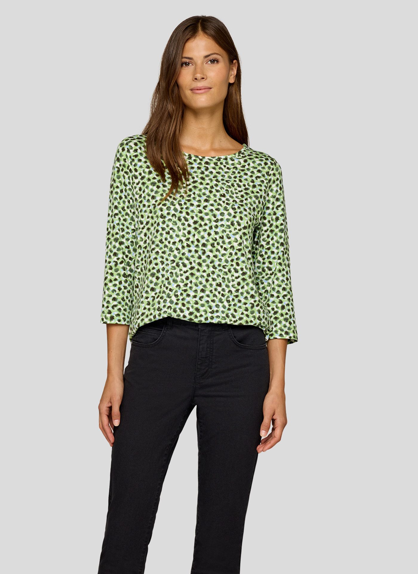Rabe 3/4-Arm-Shirt mit Animal-Print günstig online kaufen