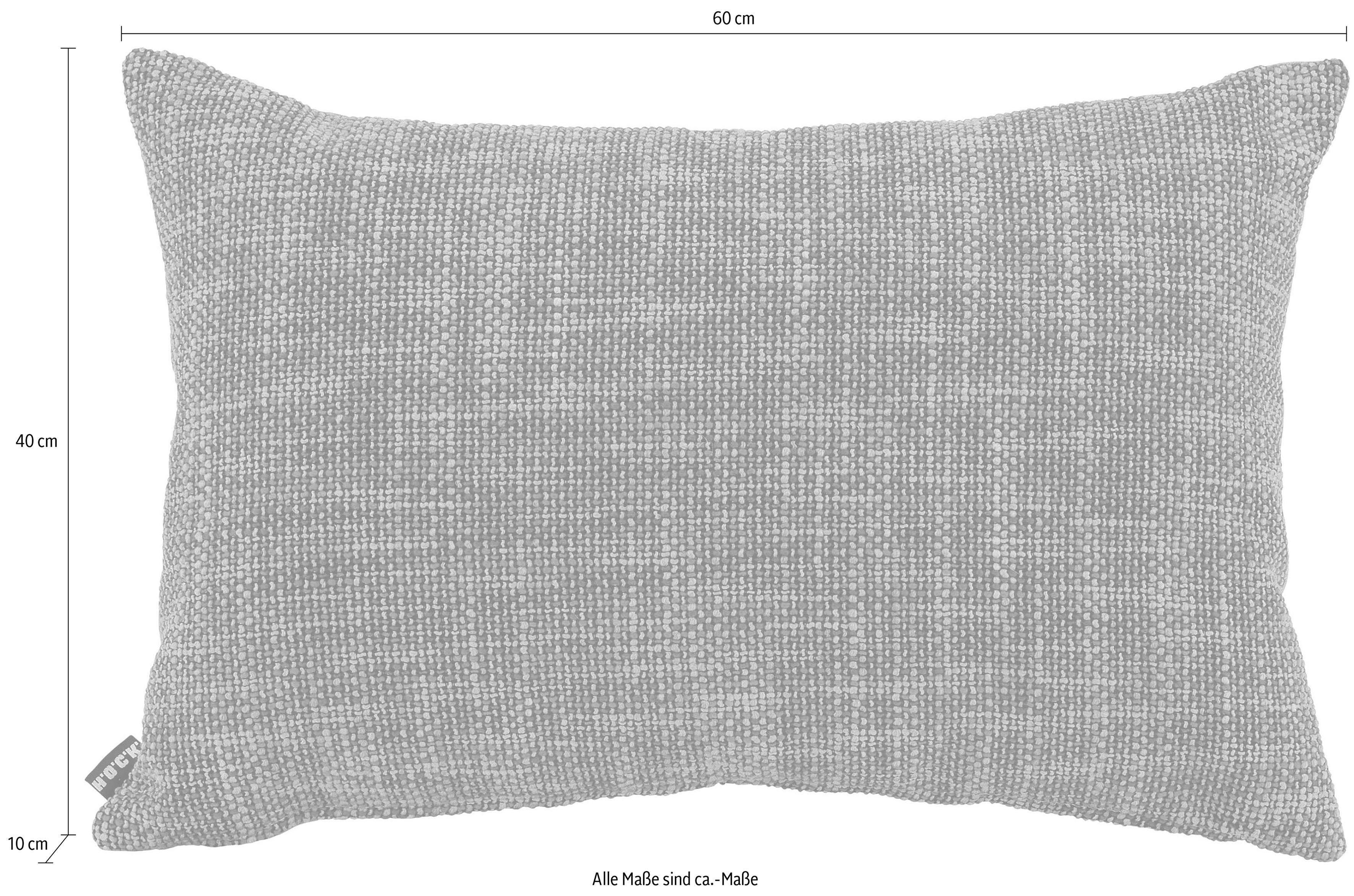 H.O.C.K. Dekokissen Refosco, mit feinem Karomuster, Kissenhülle mit Füllung, 1 Stück