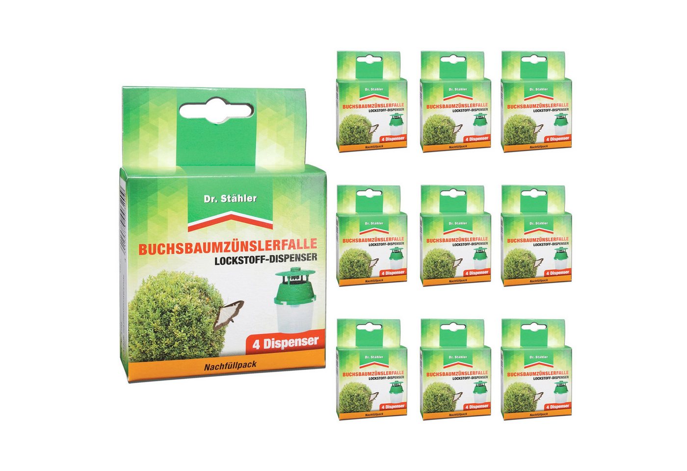 Thumbnail - Silberkraft Insektenfalle Nachfüllpack Buchsbaumzünsler-Falle - Einfaches, schnelles Nachfüllen