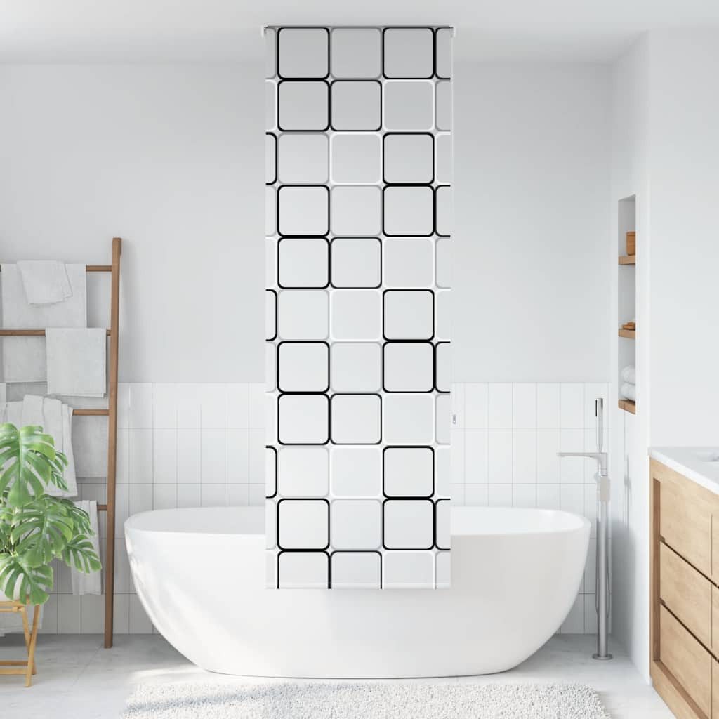 vidaXL Duschrollo, Duschrollo 80x240 cm Stoffbreite günstig online kaufen