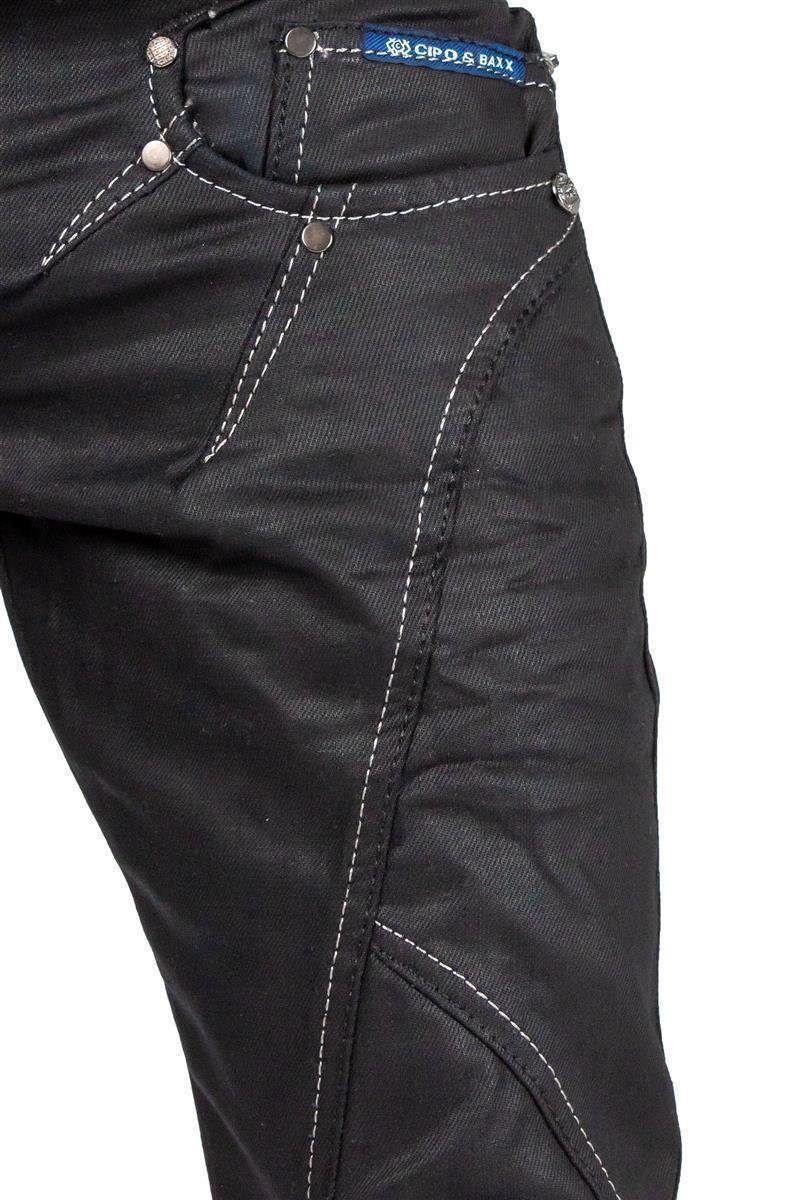 5-Pocket-Jeans Herren Regular Fit Hose Mid Waist BA-C0812