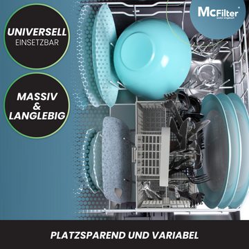 McFilter Besteckkorb Universal passend für AEG MIELE SIEMENS BOSCH ZANKER NEFF, (2-tlg., Korb, Griff), bruchsicheres Kunststoff, abnehmbarer Griff, für Geschirrspüler