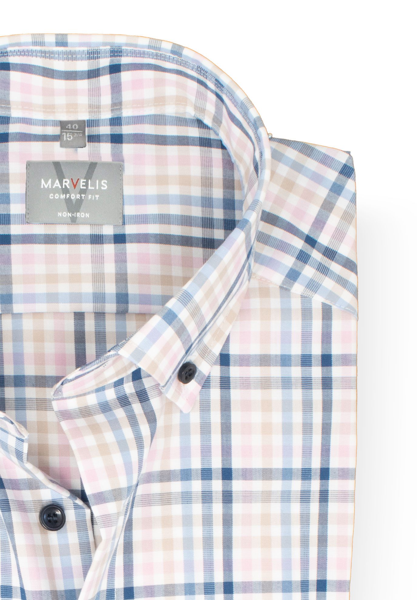 MARVELIS Businesshemd Comfort Fit bequeme Schnittführung günstig online kaufen