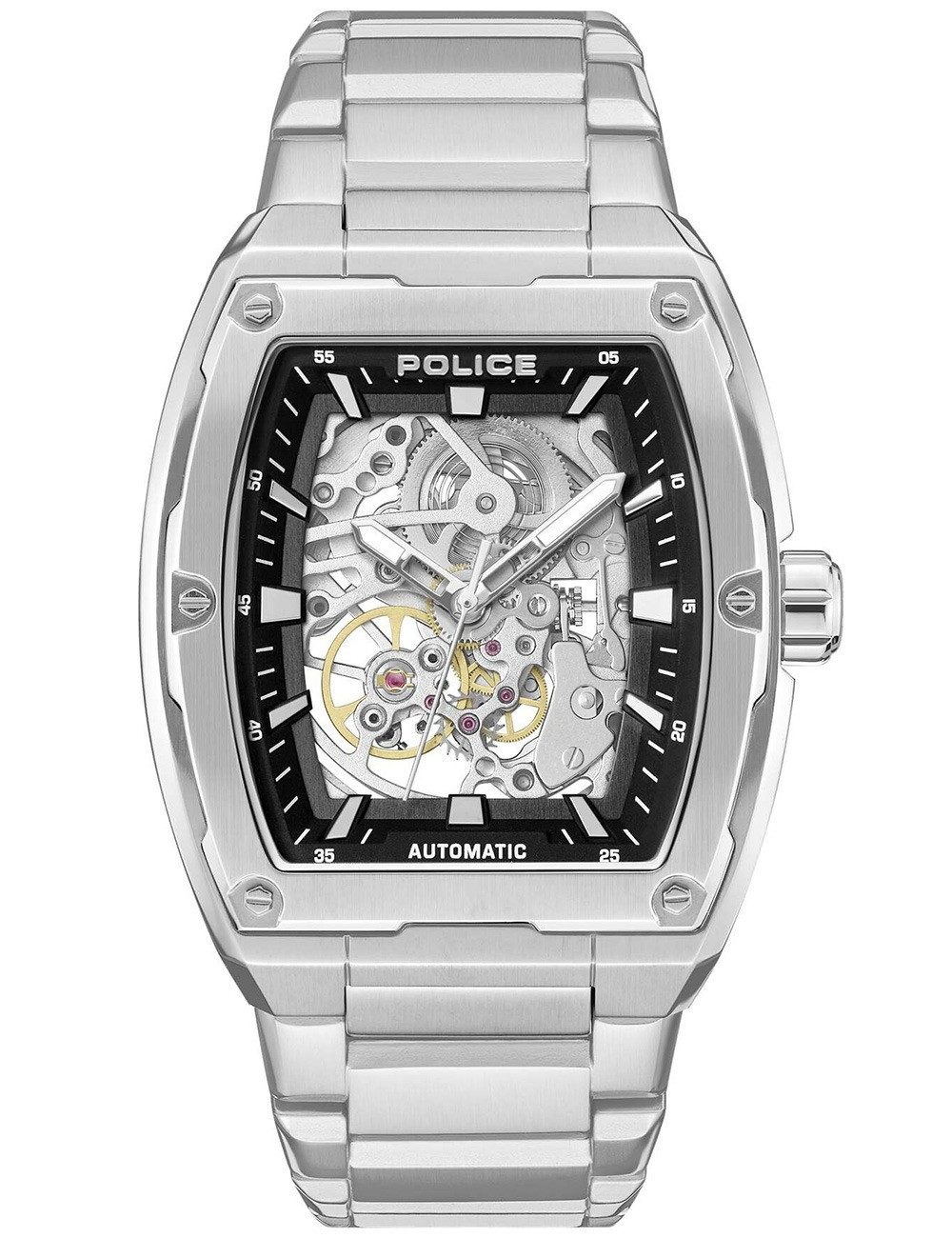 Police Automatikuhr Police PEWJL0072202 Herrenuhr Skeletor 42mm 5ATM Police günstig online kaufen