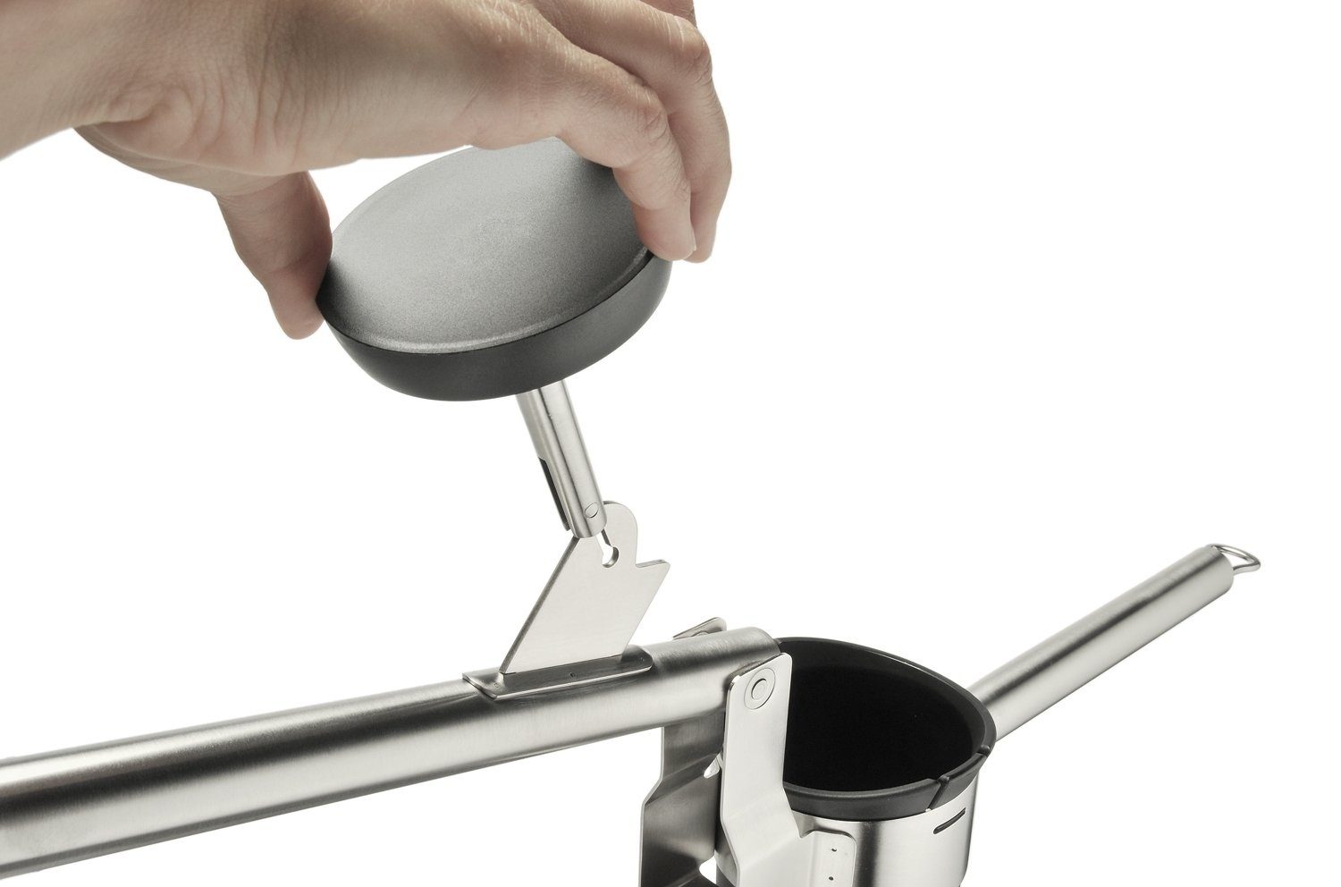 WMF Kartoffelpresse Multipresse PROFI PLUS, Länge 35 cm, Aufhänge-Öse, Cromargan Edelstahl 18/10, Kunststoff