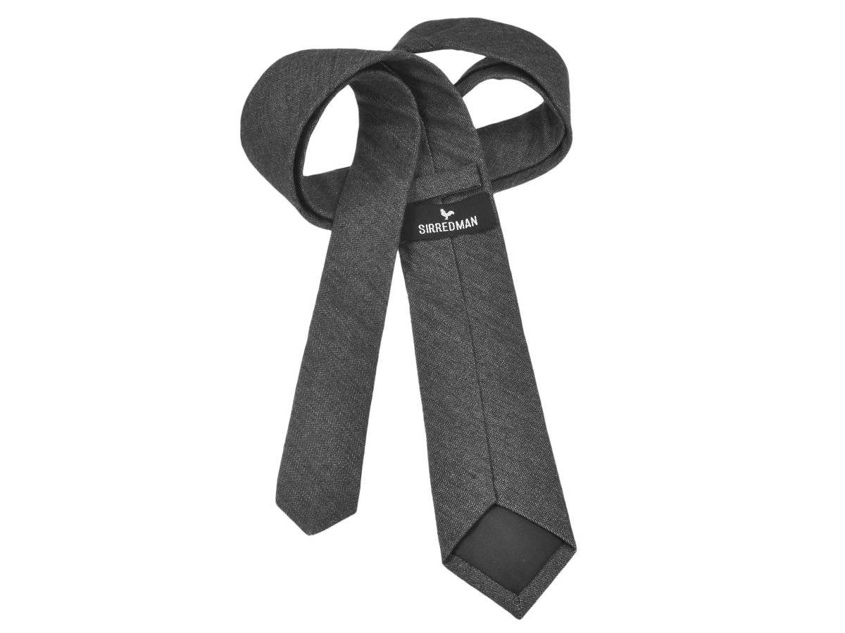 Sir Redman Krawatte "Denim" 6cm für Herren trendiger Casual Look in Denim, 6cm breit, 149cm lang