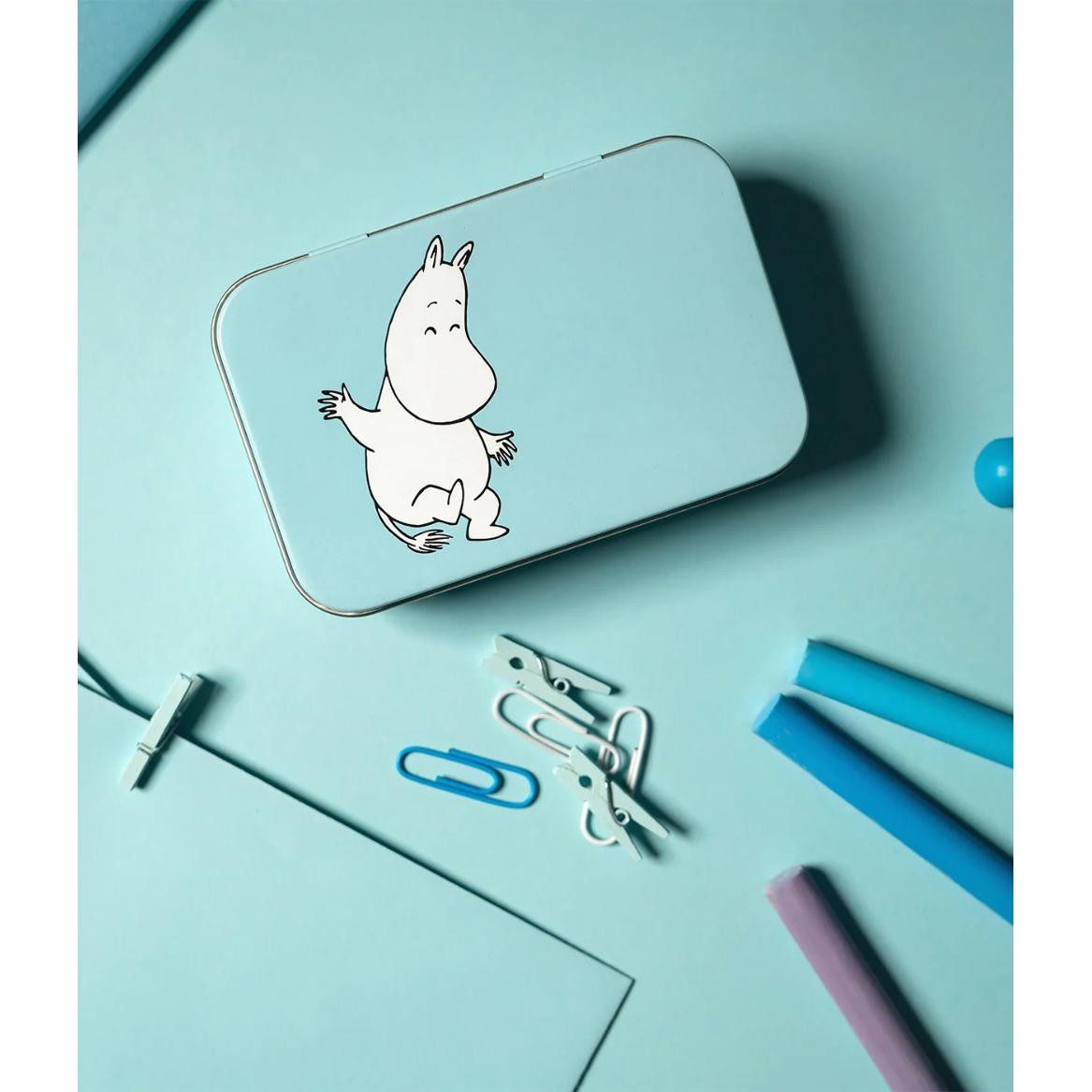 Muurla Aufbewahrungsbox Dose Klein Moomintroll (10x6,5x3cm) – Bild 3 von 3