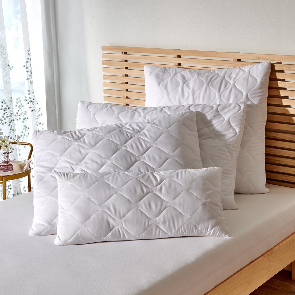 TRAUMSCHLAF Kunstfaserkopfkissen Vario Kissen, gesteppt, Füllung: 100% Poly günstig online kaufen