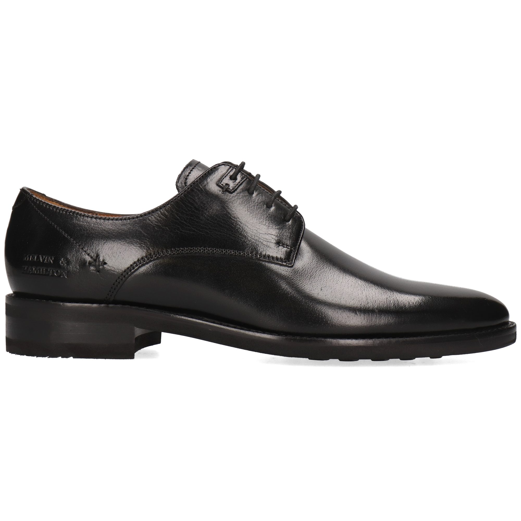Melvin & Hamilton Clint 1 Leder-Derby Schuhe für Herren Schnürschuh Flache Absätze, Echtes Leder, Vegetabile Gerbung