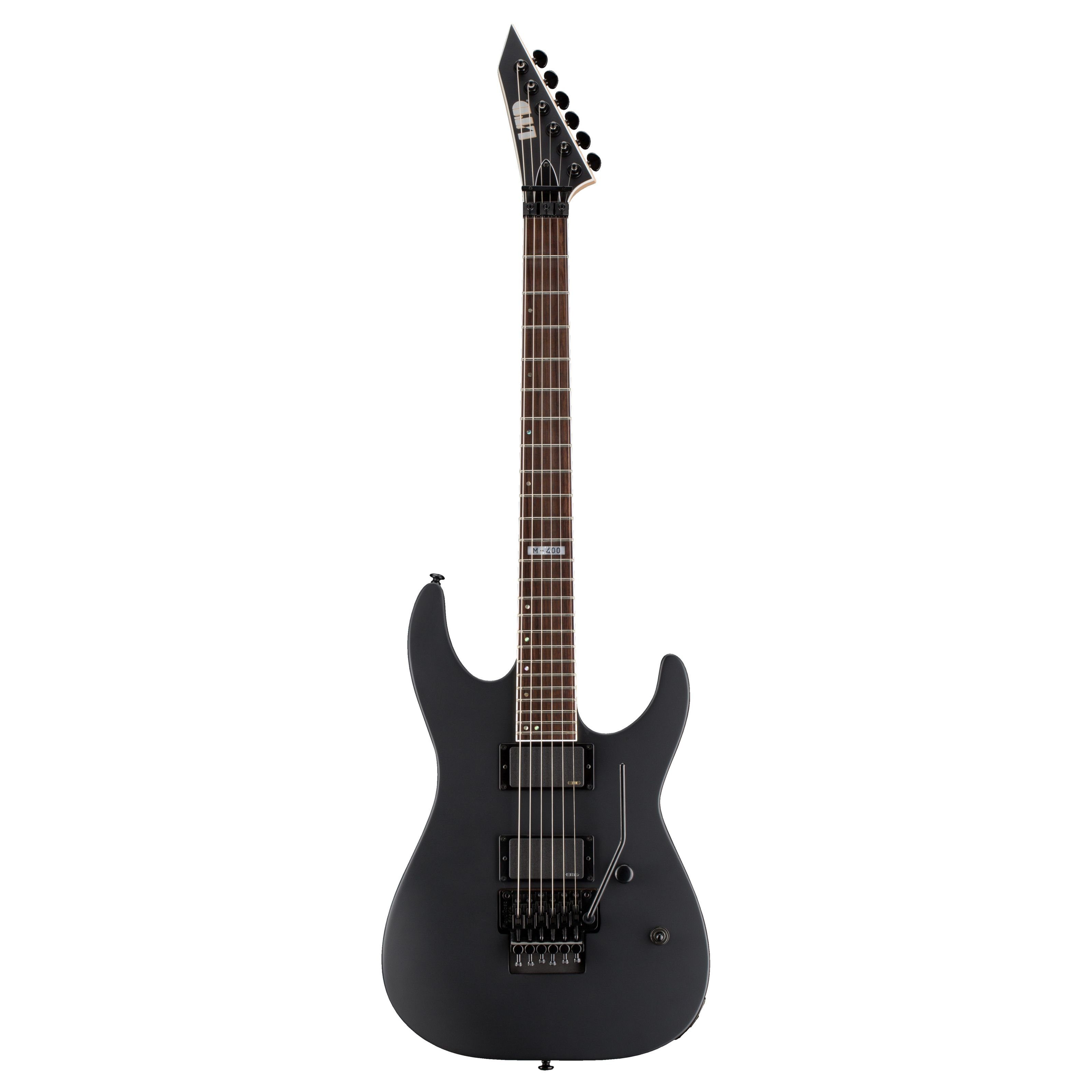 ESP E-Gitarre, LTD M-400 Black Satin, E-Gitarren, ST-Modelle, LTD M-400 Black Satin - E-Gitarre