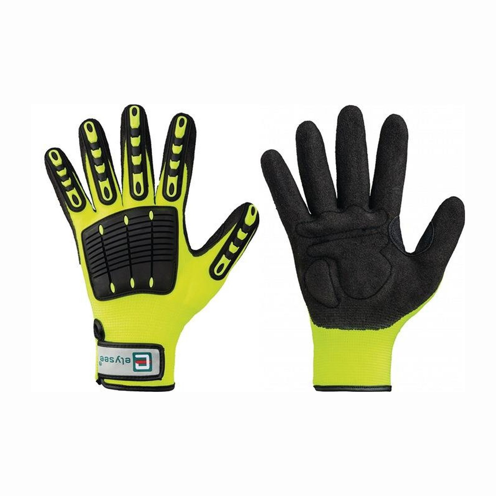 Elysee Mechaniker-Handschuhe ELYSEE 1 Paar Handschuhe Resistant leuchtend gelb / schwarz Gr. 9...