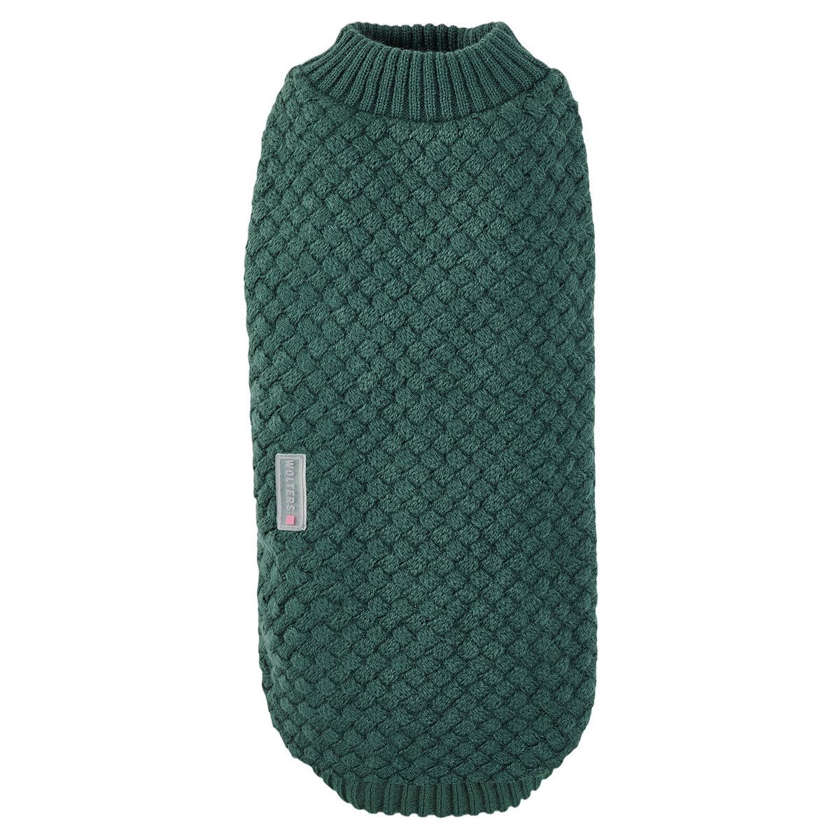 Wolters Hundepullover Strickpullover Square piniengrün
