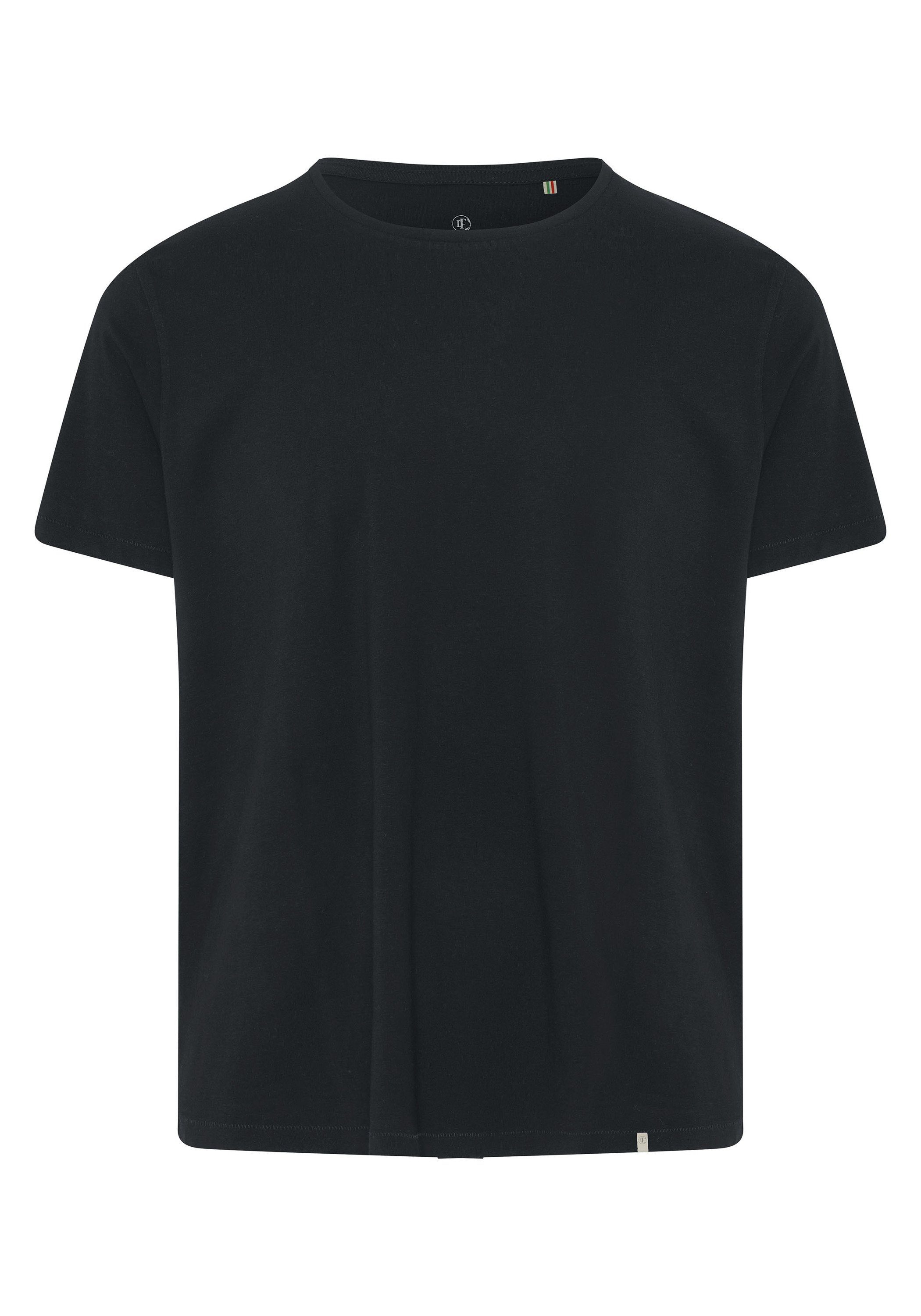 Detto Fatto T-Shirt mit Rundhalsausschnitt Black 90