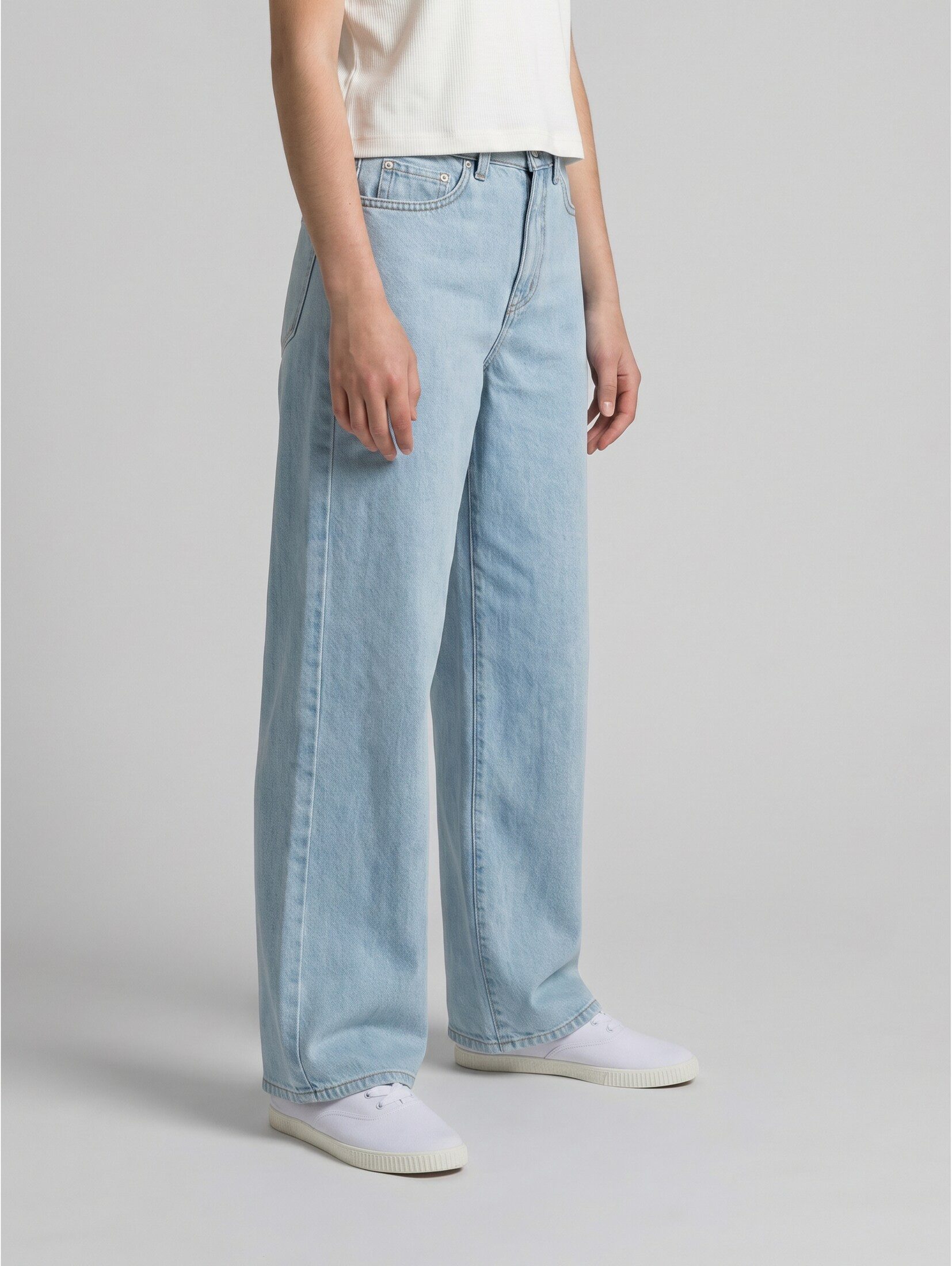 TOM TAILOR Weite Jeans Jeanshosen Wide Leg Jeans